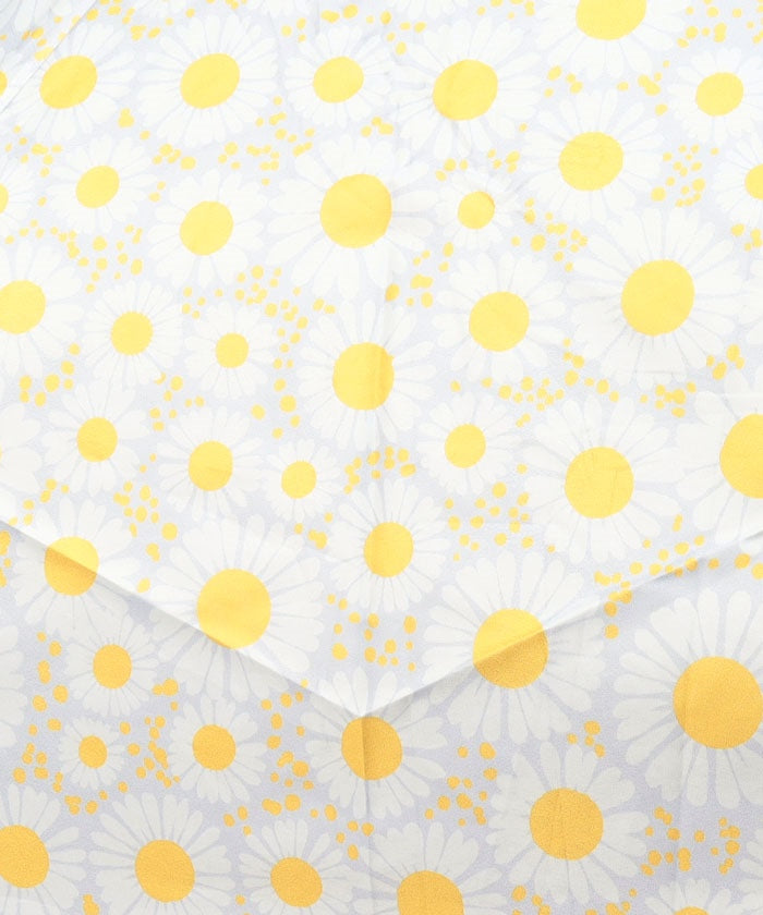 エスタ estaa 晴雨兼用折りたたみ傘 アデリアレトロ×estaa 花ざかり (ライトオレンジ) ライトオレンジ