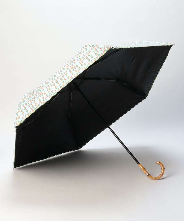 エスタ estaa 晴雨兼用折りたたみ傘 アデリアレトロ×estaa コレック (レッド) レッド