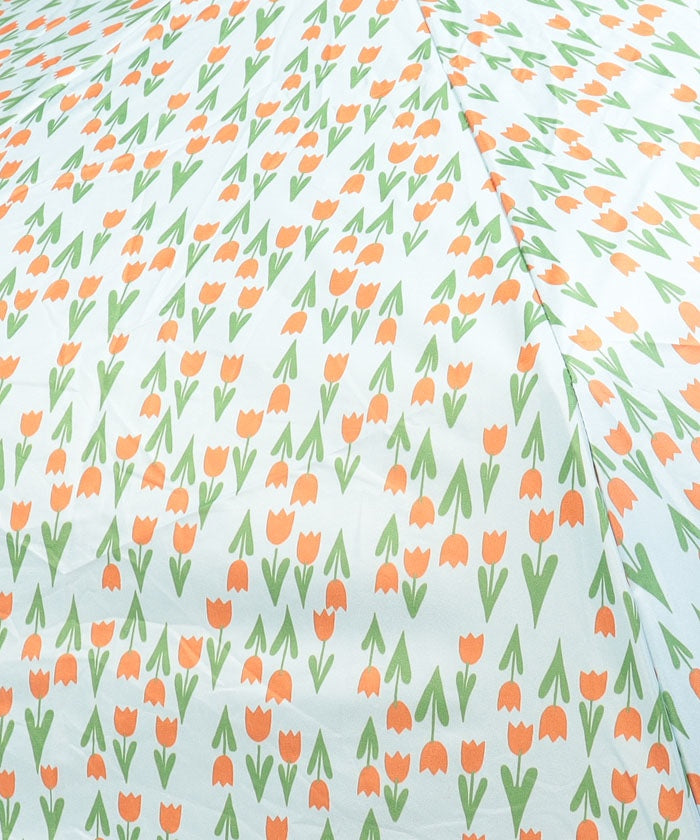 エスタ estaa 晴雨兼用折りたたみ傘 アデリアレトロ×estaa コレック (レッド) レッド