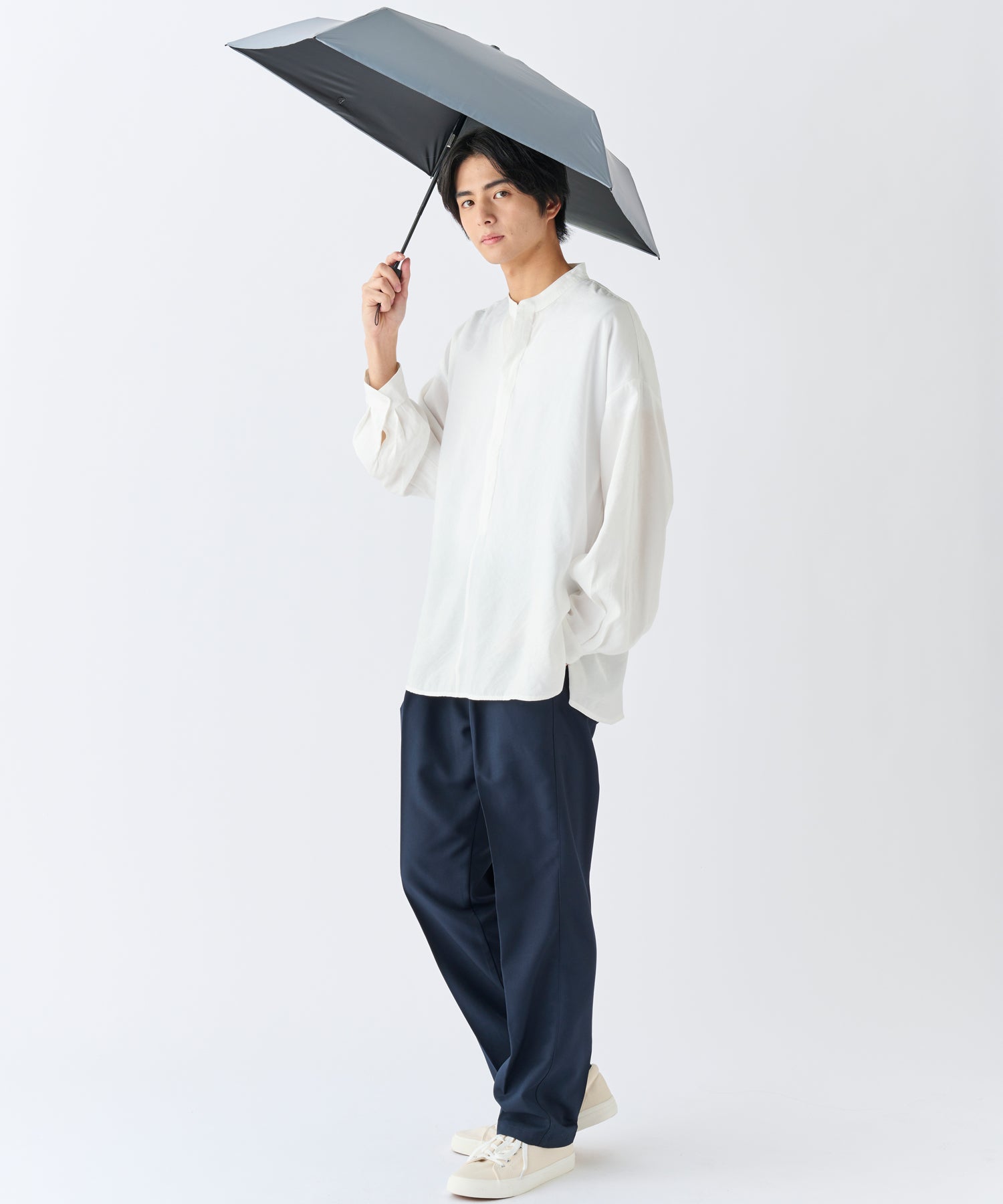 エスタ estaa 【超軽量/約155g~】マジカルテックプロ 遮光率100% 自動開閉傘 晴雨兼用日傘 UV 50cm (ディープブルー) ディープブルー