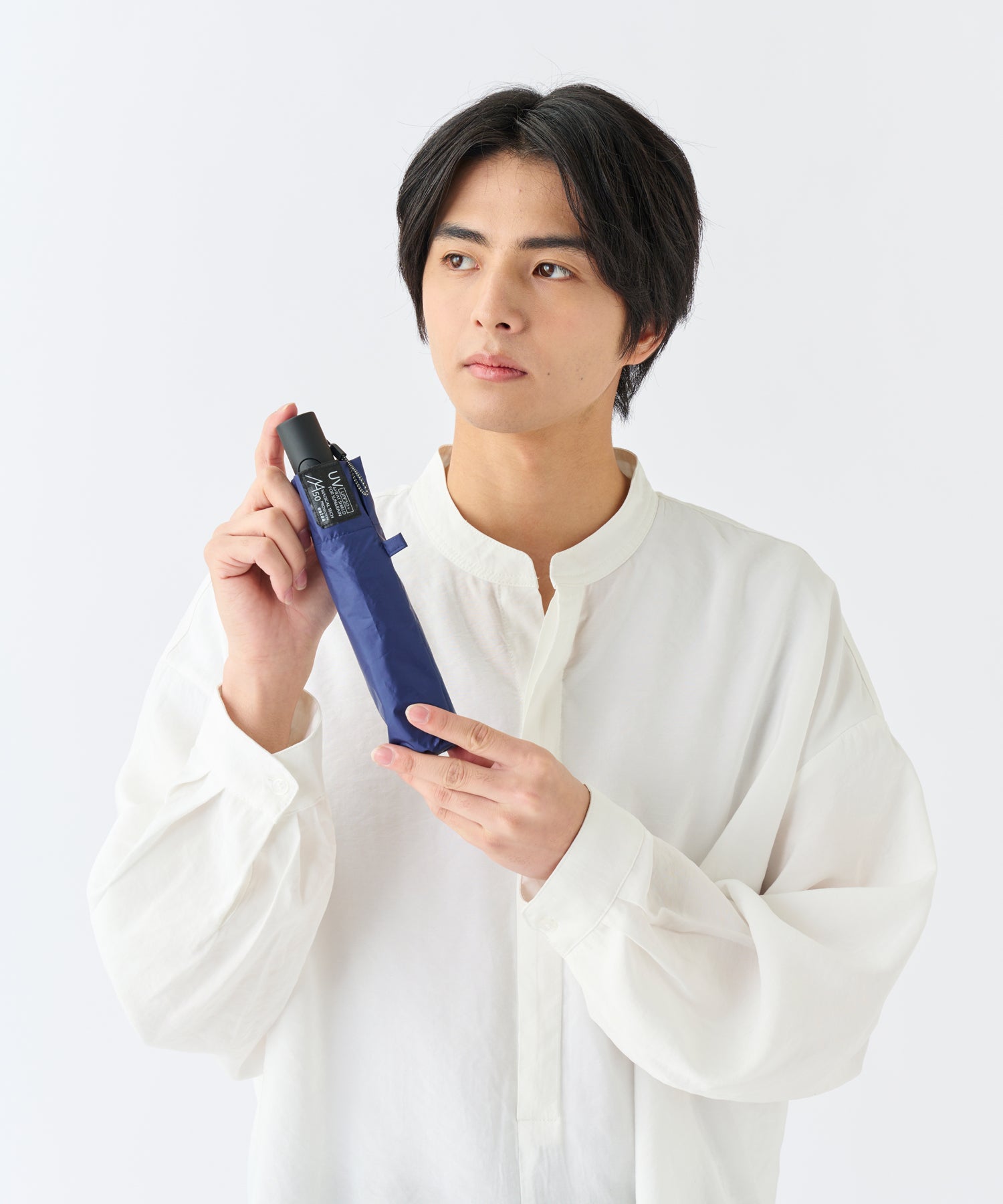 エスタ estaa 【超軽量/約155g~】マジカルテックプロ 遮光率100% 自動開閉傘 晴雨兼用日傘 UV 50cm (ディープブルー) ディープブルー