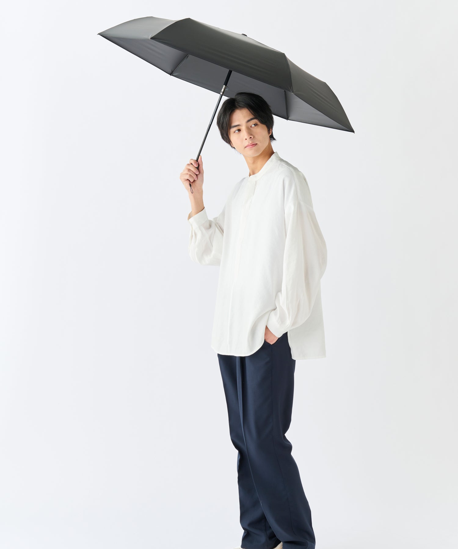 エスタ estaa 【超軽量/約240g~】マジカルテックプロ 遮光率100% 自動開閉傘 晴雨兼用日傘 UV 58cm (ブラック) ブラック