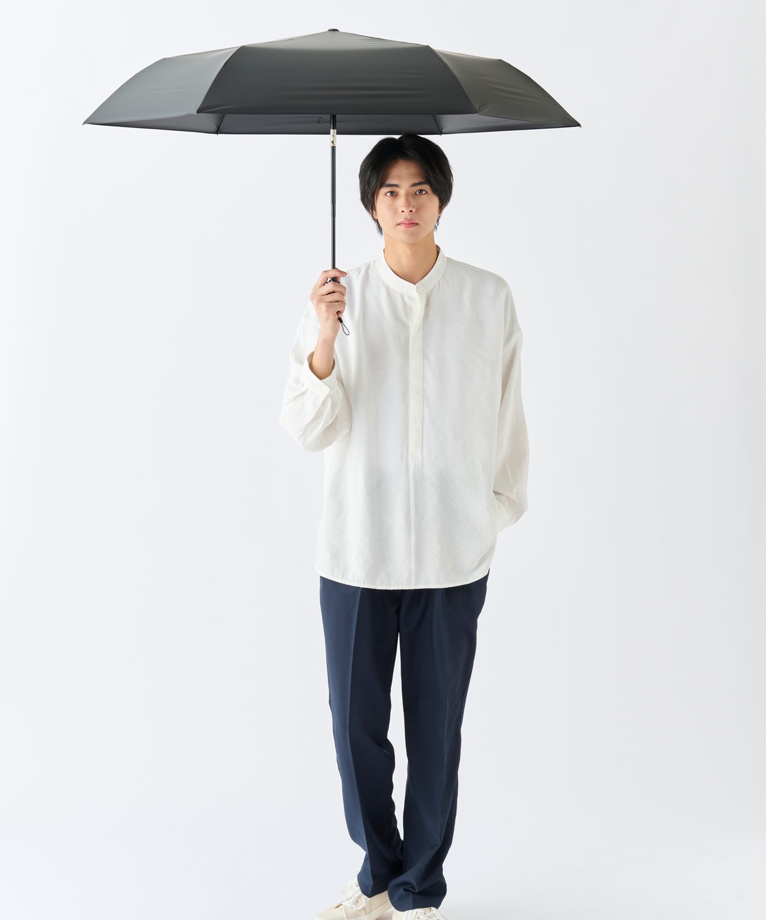 エスタ estaa 【超軽量/約240g~】マジカルテックプロ 遮光率100% 自動開閉傘 晴雨兼用日傘 UV 58cm (ブラック) ブラック