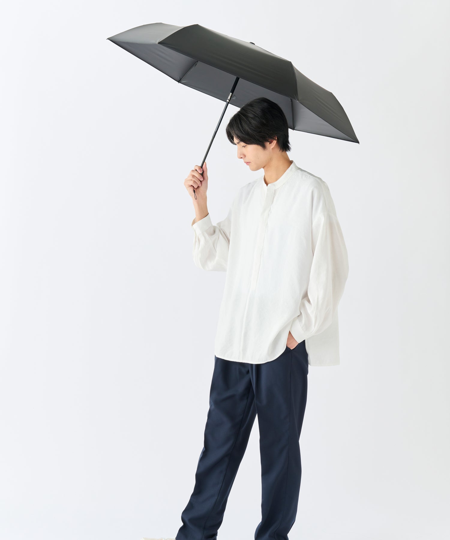 エスタ estaa 【超軽量/約240g~】マジカルテックプロ 遮光率100% 自動開閉傘 晴雨兼用日傘 UV 58cm (ブラック) ブラック