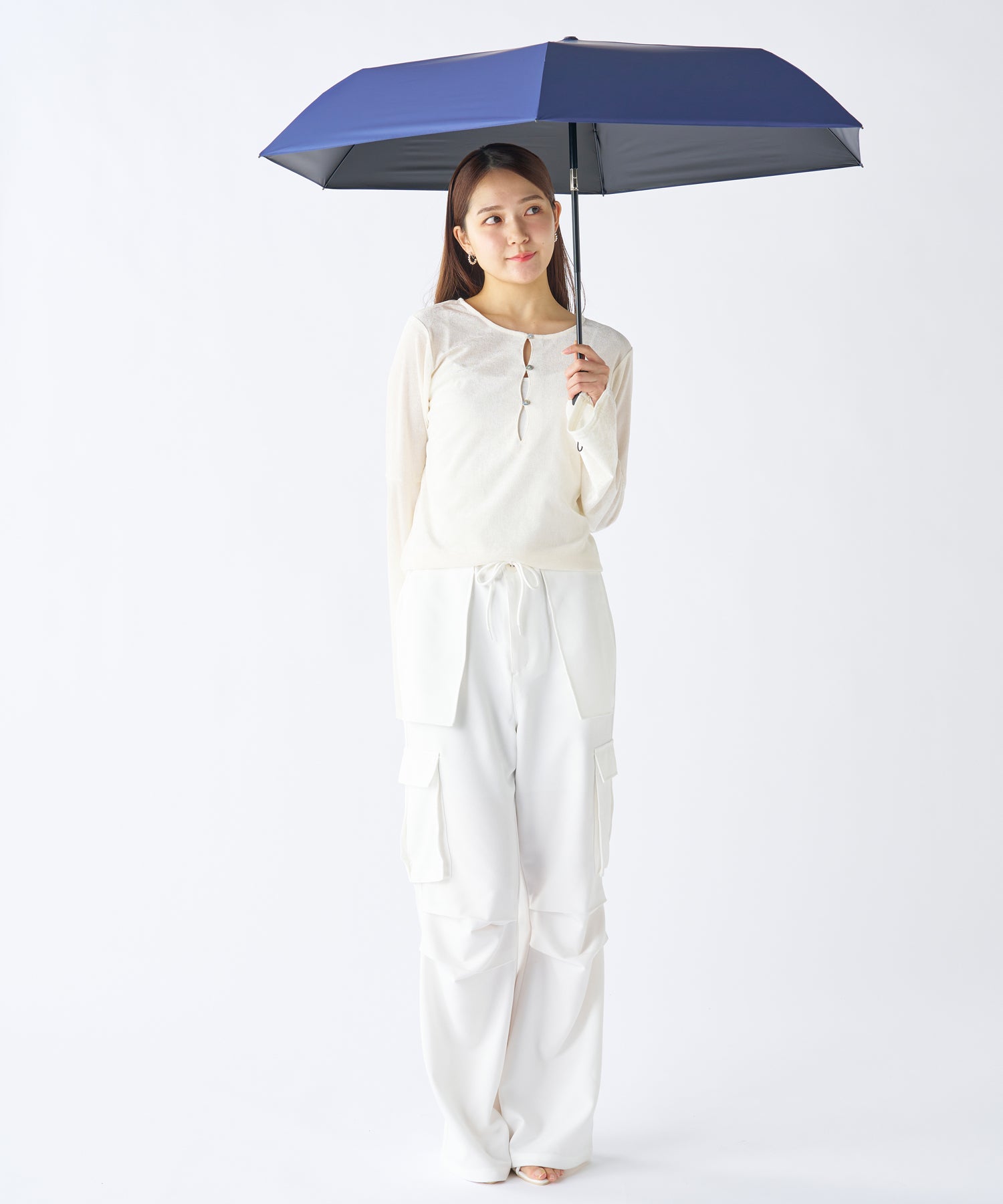 エスタ estaa 【超軽量/約240g~】マジカルテックプロ 遮光率100% 自動開閉傘 晴雨兼用日傘 UV 58cm (ブラック) ブラック