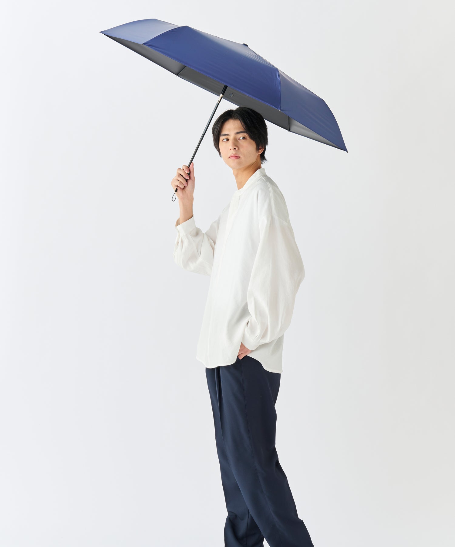 エスタ estaa 【超軽量/約240g~】マジカルテックプロ 遮光率100% 自動開閉傘 晴雨兼用日傘 UV 58cm (ディープブルー) ディープブルー