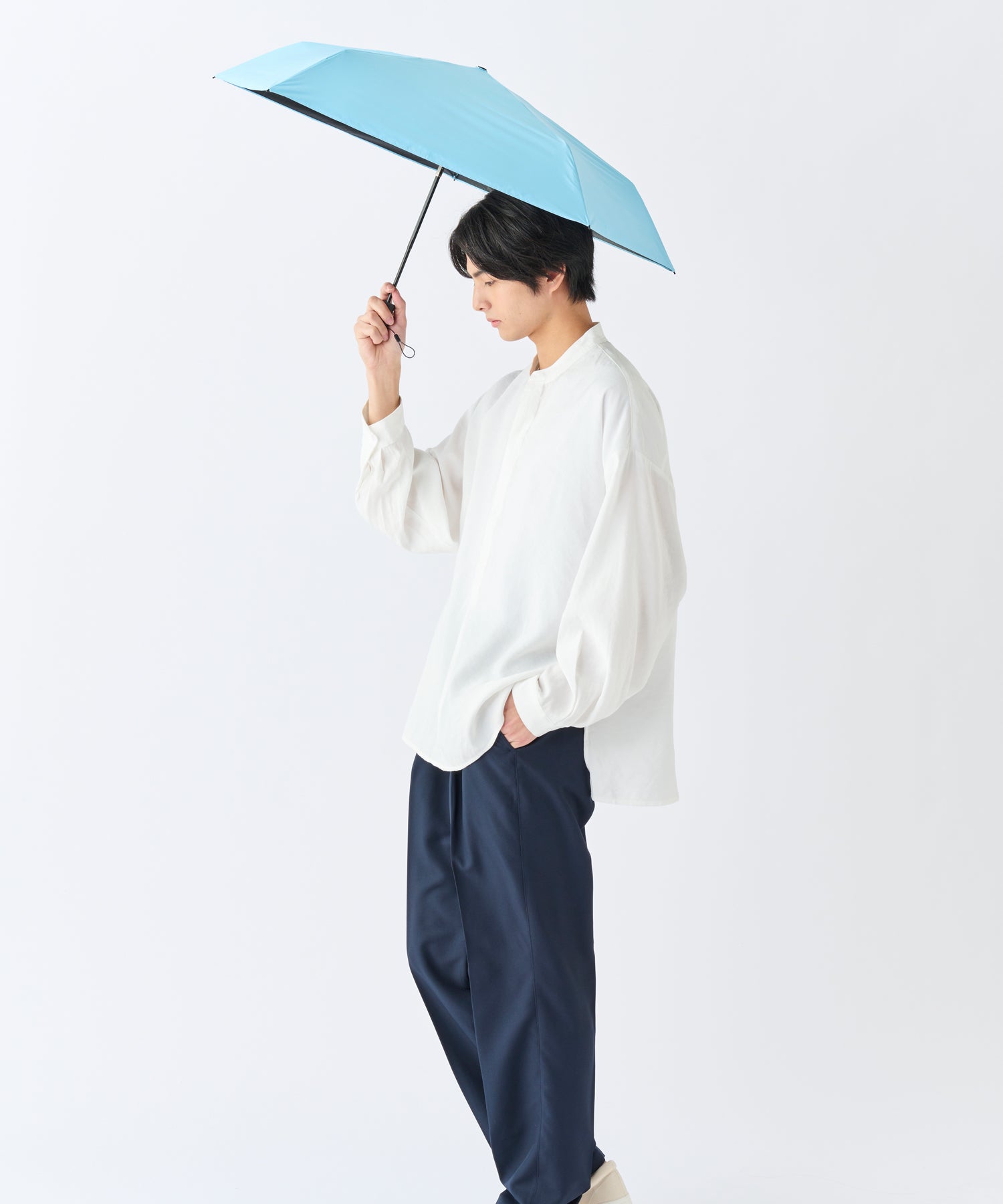 エスタ estaa 【超軽量/約155g~】マジカルテックプロ 遮光率100% 自動開閉傘 晴雨兼用日傘 UV 50cm (ベージュ) ベージュ