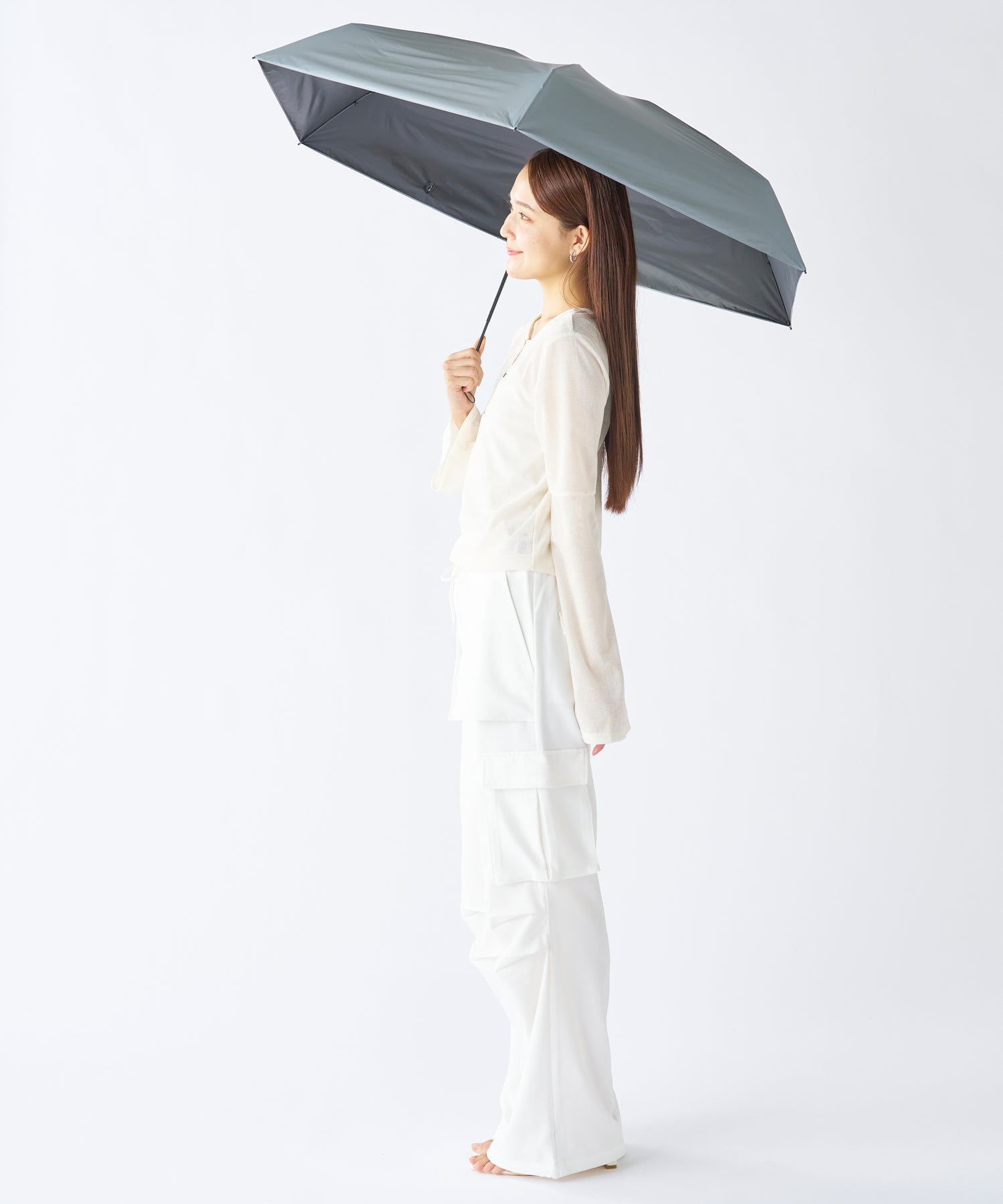 エスタ estaa 【超軽量/約158g~】マジカルテックプロ 遮光率100% 折りたたみ傘 晴雨兼用日傘 61cm (ブラック) ブラック