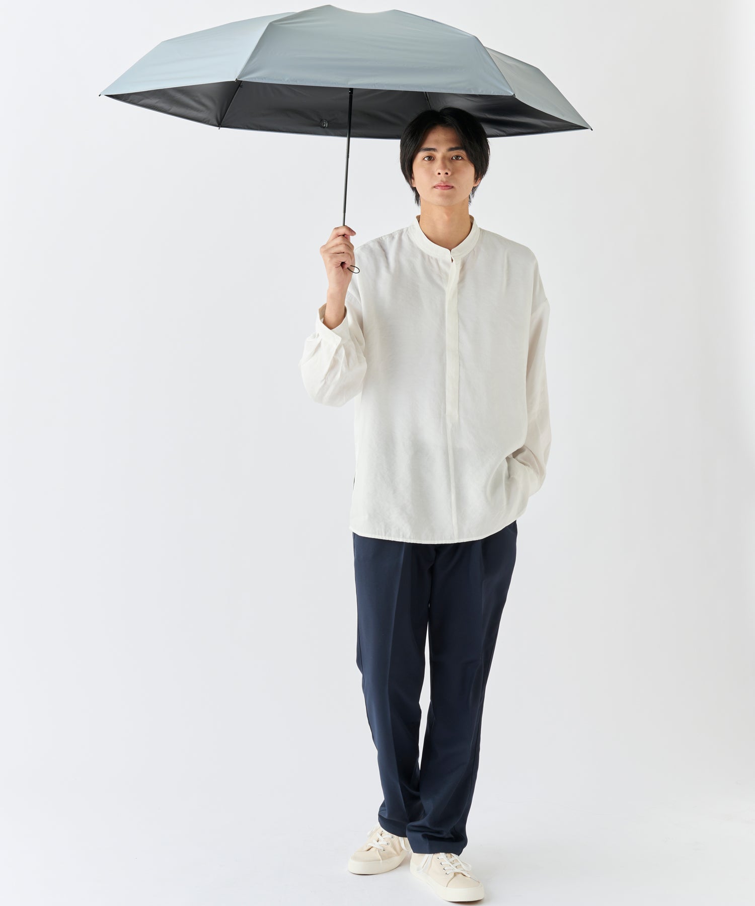 エスタ estaa 【超軽量/約158g~】マジカルテックプロ 遮光率100% 折りたたみ傘 晴雨兼用日傘 61cm (ブラック) ブラック