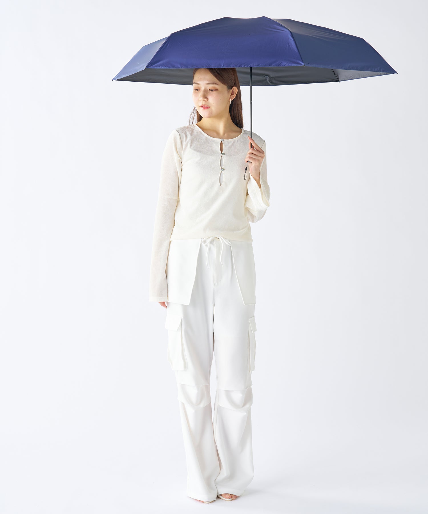 エスタ estaa 【超軽量/約158g~】マジカルテックプロ 遮光率100% 折りたたみ傘 晴雨兼用日傘 61cm (ブラック) ブラック