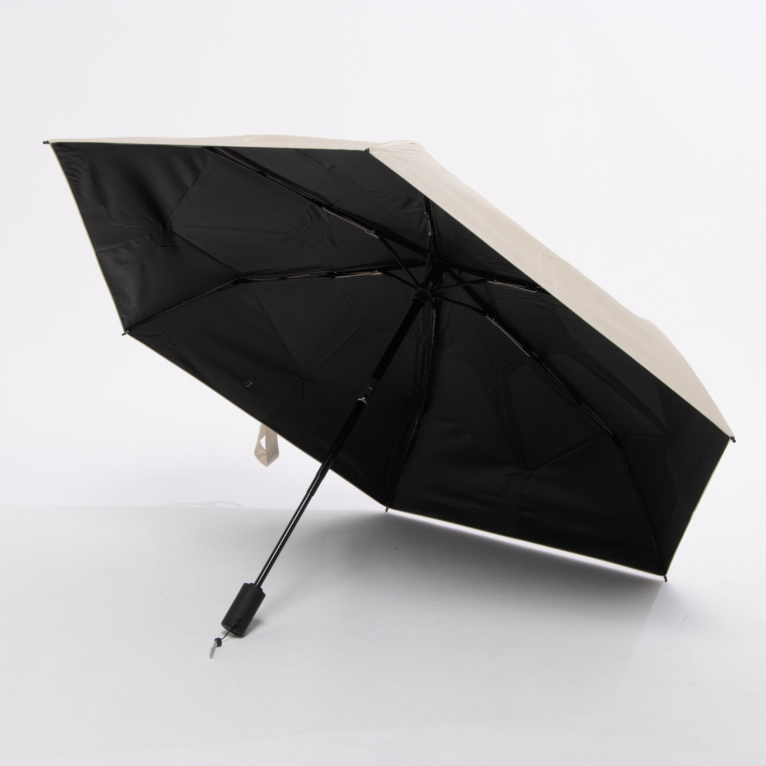 エスタ estaa 【3秒でたためる 自動開閉】晴雨兼用折りたたみ日傘 -urawaza- 1級遮光 遮熱 UV 軽量 (キャメル) キャメル