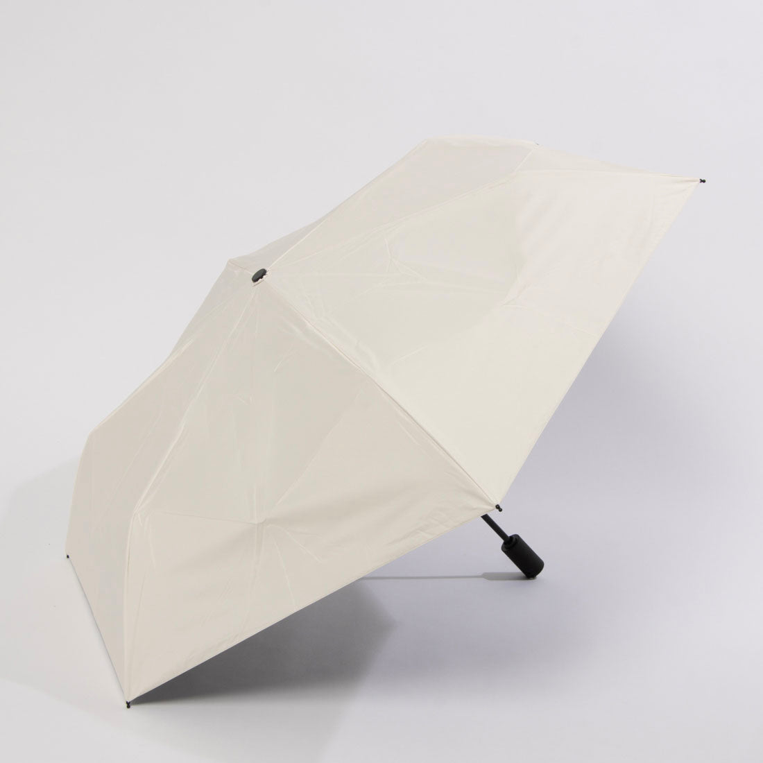 エスタ estaa 【3秒でたためる 自動開閉】晴雨兼用折りたたみ日傘 -urawaza- 1級遮光 遮熱 UV 軽量 (オフホワイト) オフホワイト