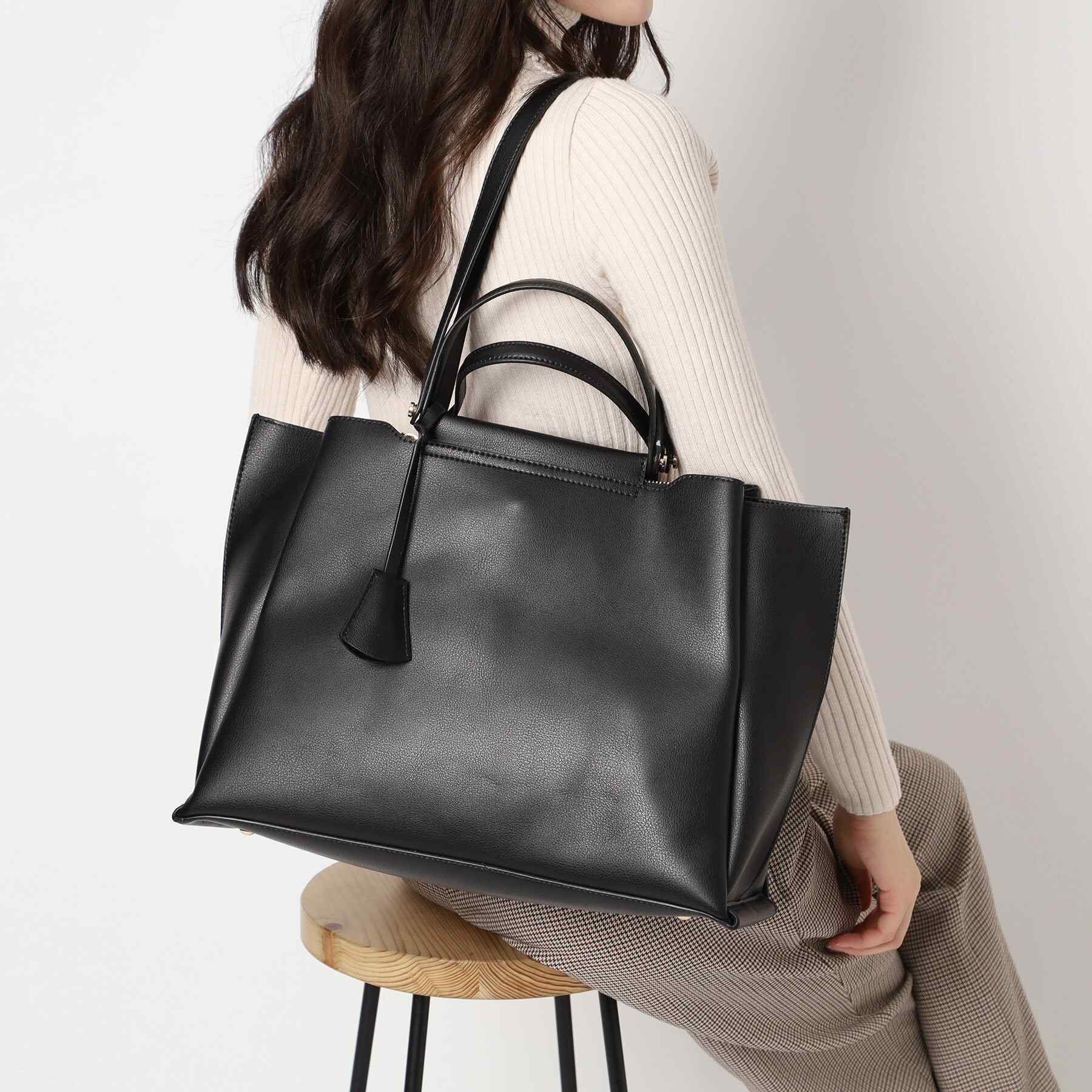 エスペランサ ESPERANZA 横型A4トートバッグ (グレージュ(012)) グレージュ(012)