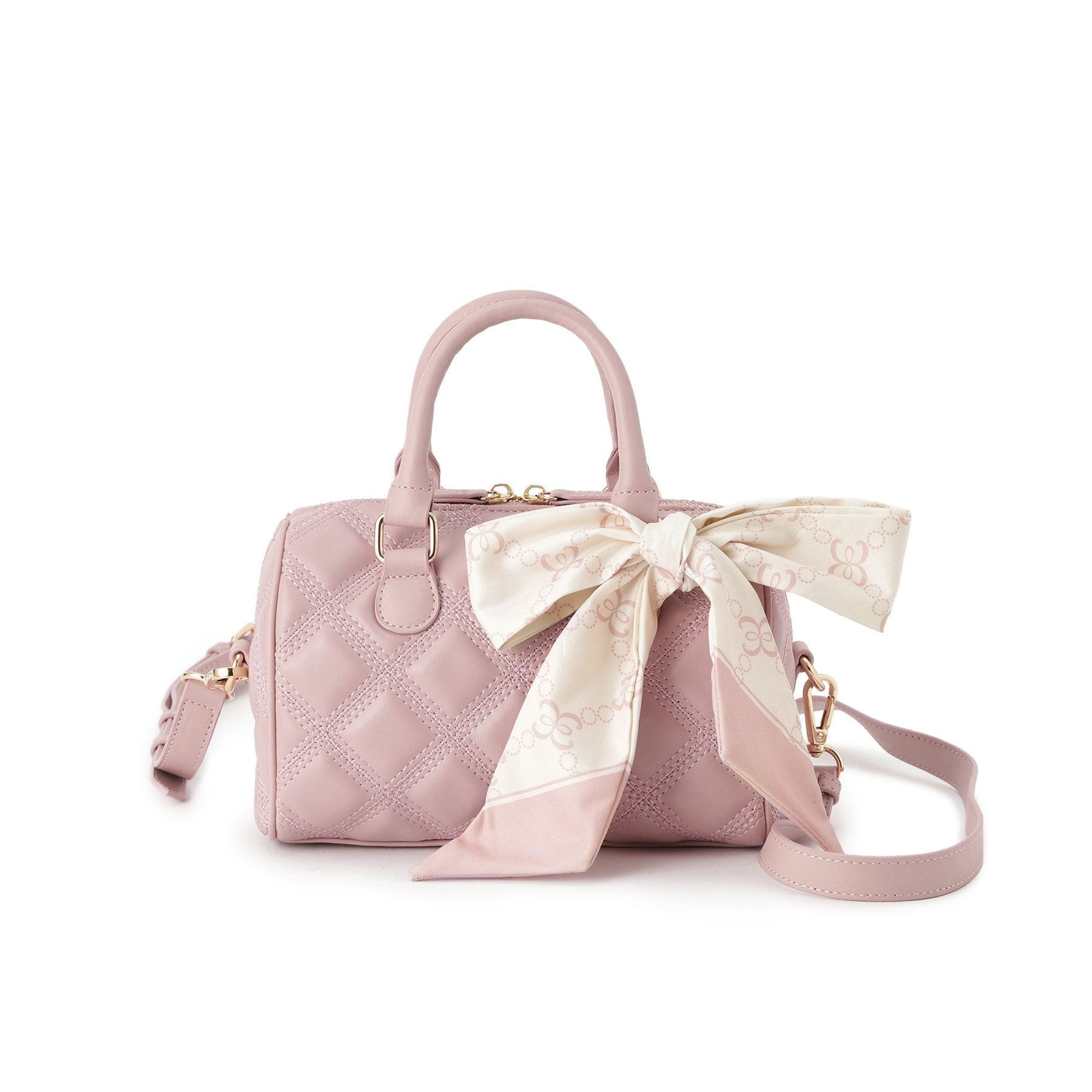 エスペランサ ESPERANZA スカーフリボンキルティングバッグ (アイボリー(004)) アイボリー(004)