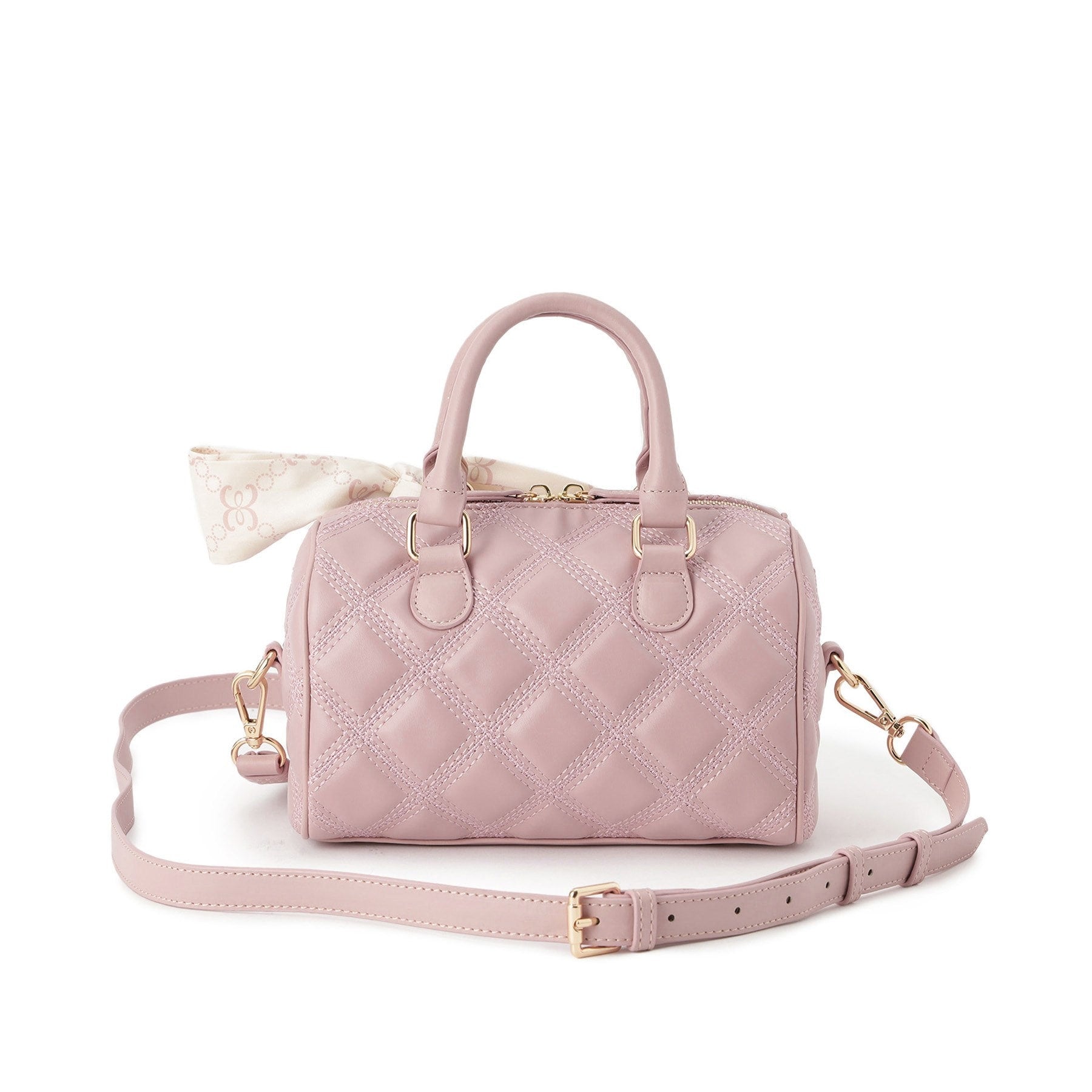 エスペランサ ESPERANZA スカーフリボンキルティングバッグ (アイボリー(004)) アイボリー(004)