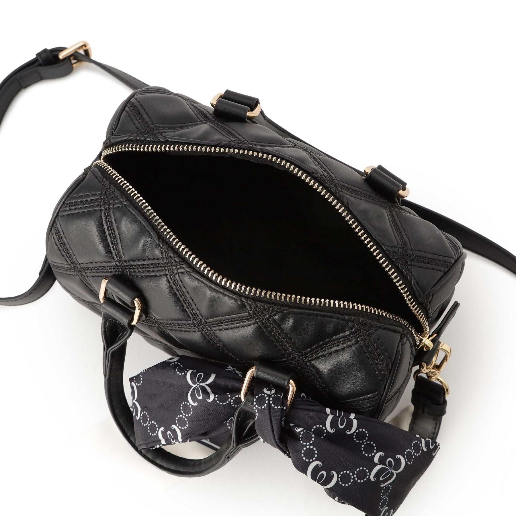 エスペランサ ESPERANZA スカーフリボンキルティングバッグ (アイボリー(004)) アイボリー(004)