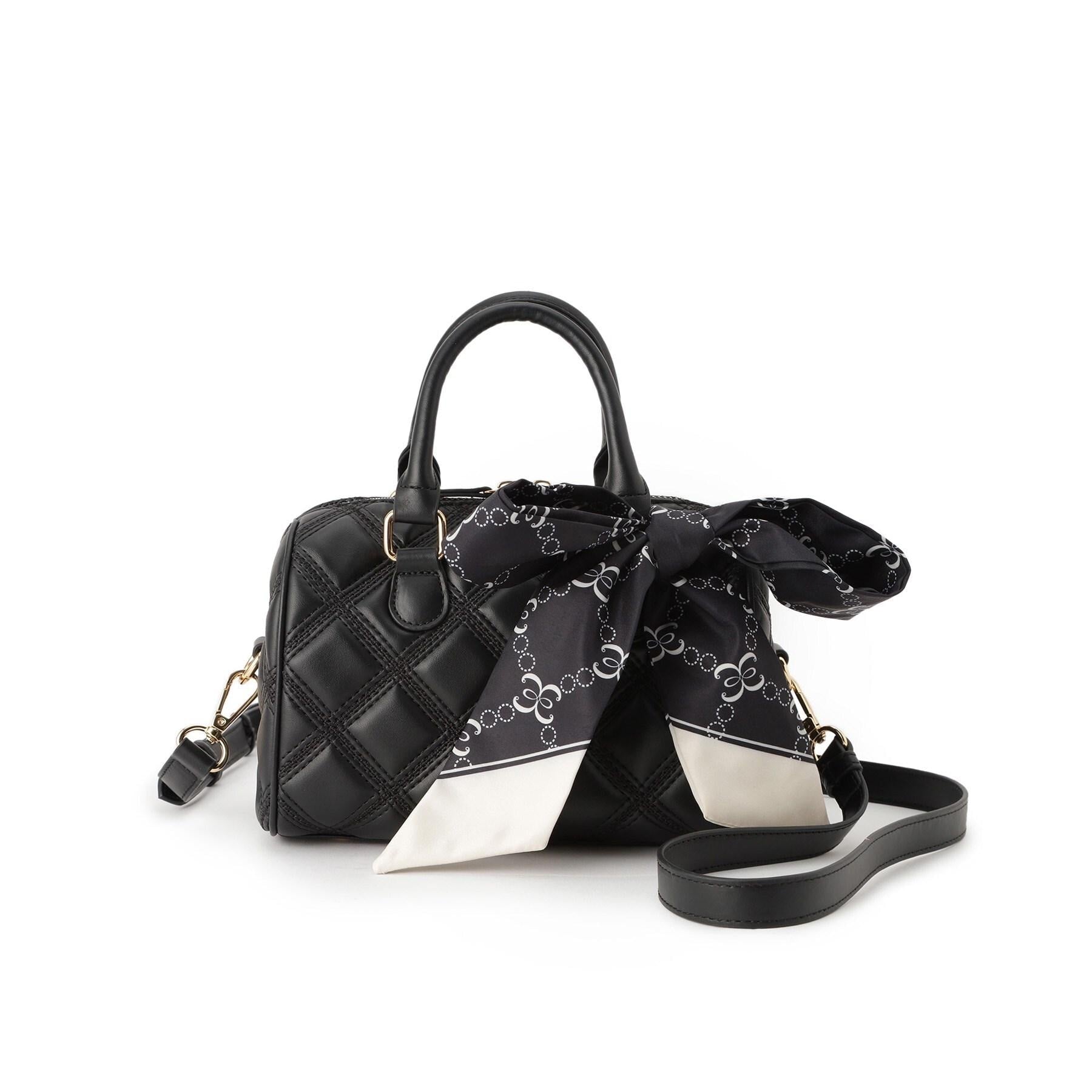 エスペランサ ESPERANZA スカーフリボンキルティングバッグ (アイボリー(004)) アイボリー(004)