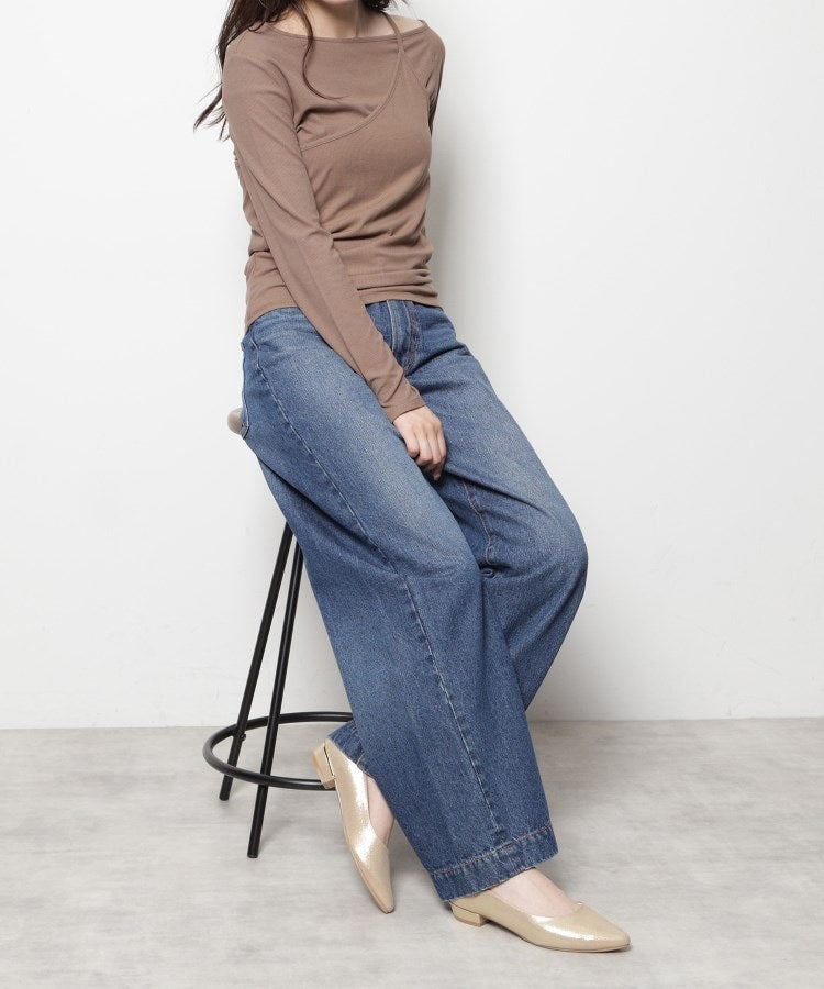 エスペランサ ESPERANZA クッションフラットヒールパンプス 結婚式二次会 パーティー 入学式 (ブラック(519)) ブラック(519)