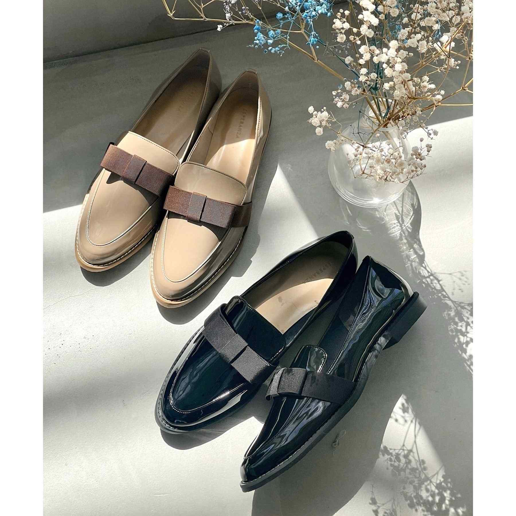 ESPERANZA ESPERANZA loafers with ribbon