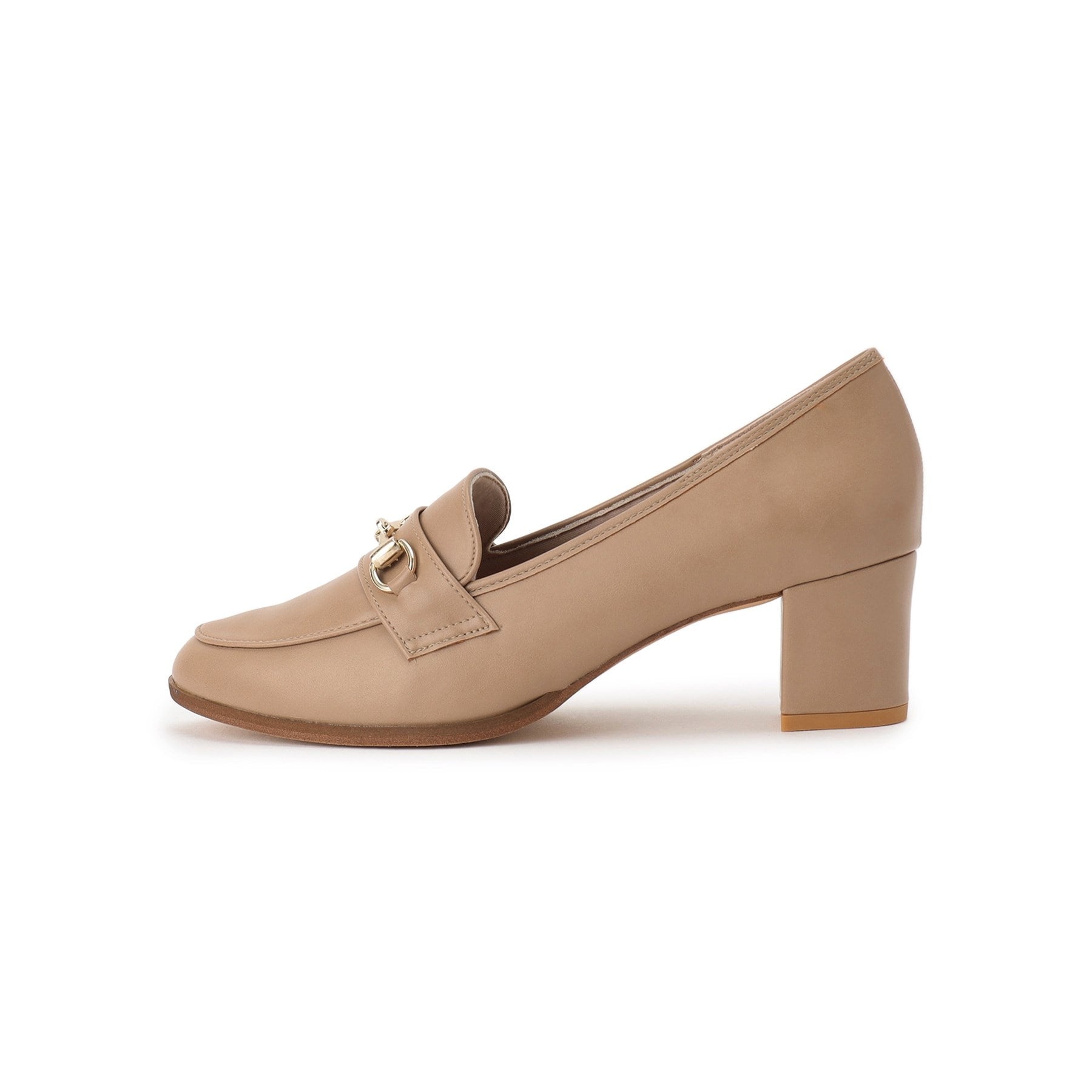 エスペランサ ESPERANZA ミドルヒールビットローファー (ブラック(019)) ブラック(019)