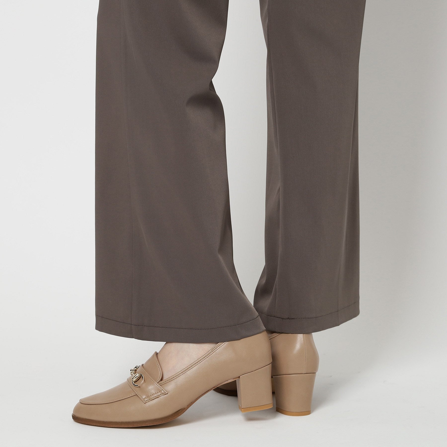 エスペランサ ESPERANZA ミドルヒールビットローファー (ブラック(019)) ブラック(019)