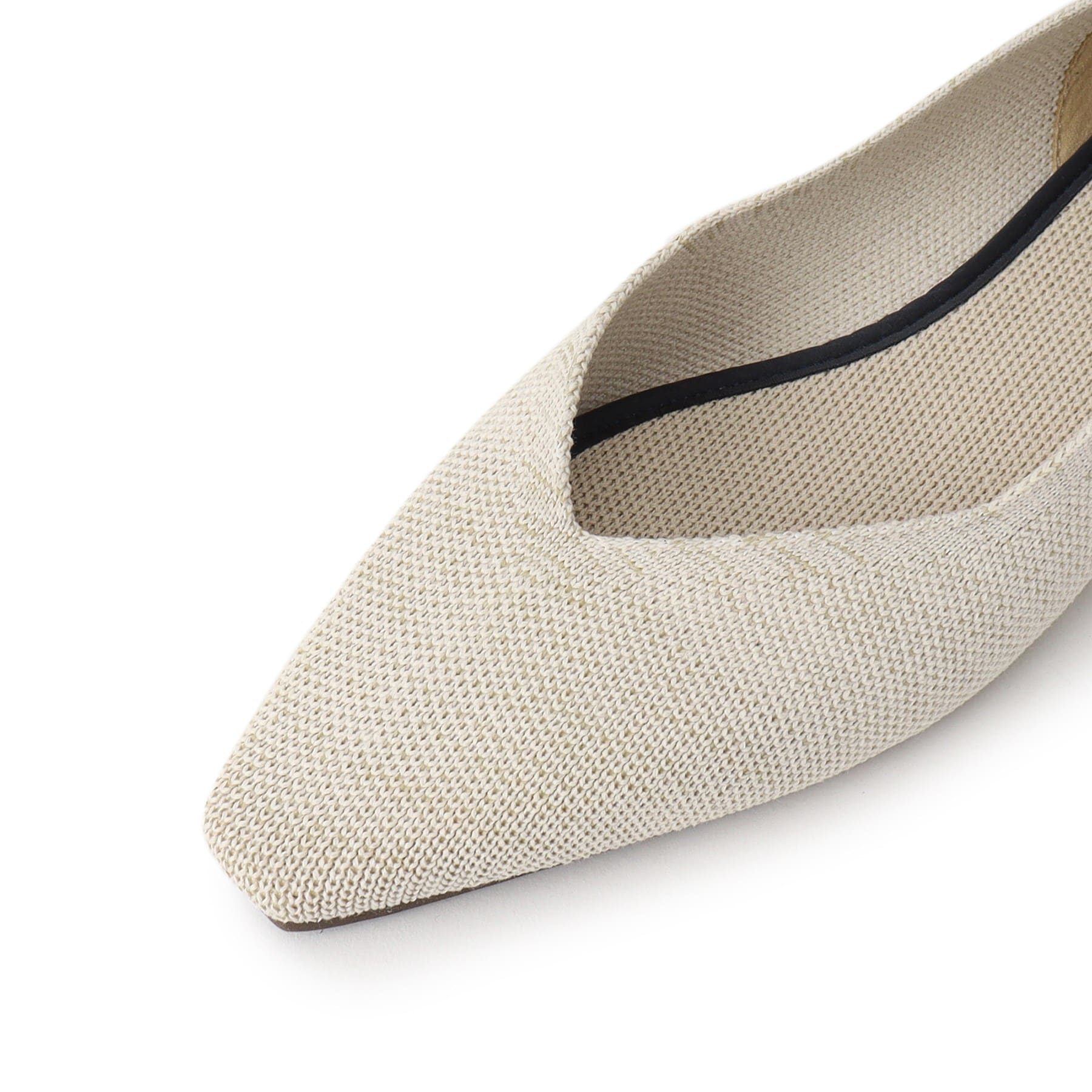 エスペランサ ESPERANZA Oito和紙フラットパンプス (ブラック(019)) ブラック(019)