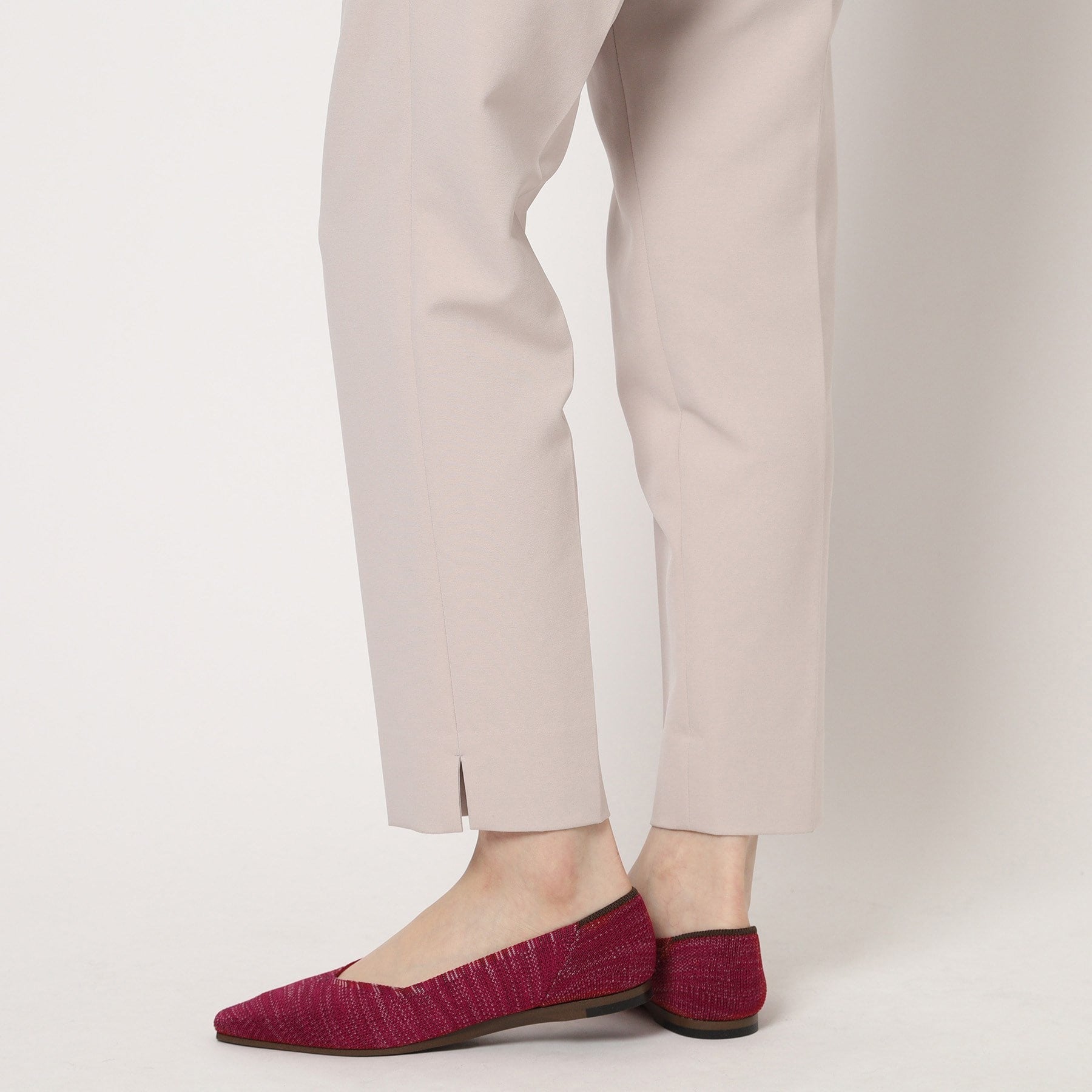 エスペランサ ESPERANZA Oito和紙フラットパンプス (ブラック(019)) ブラック(019)