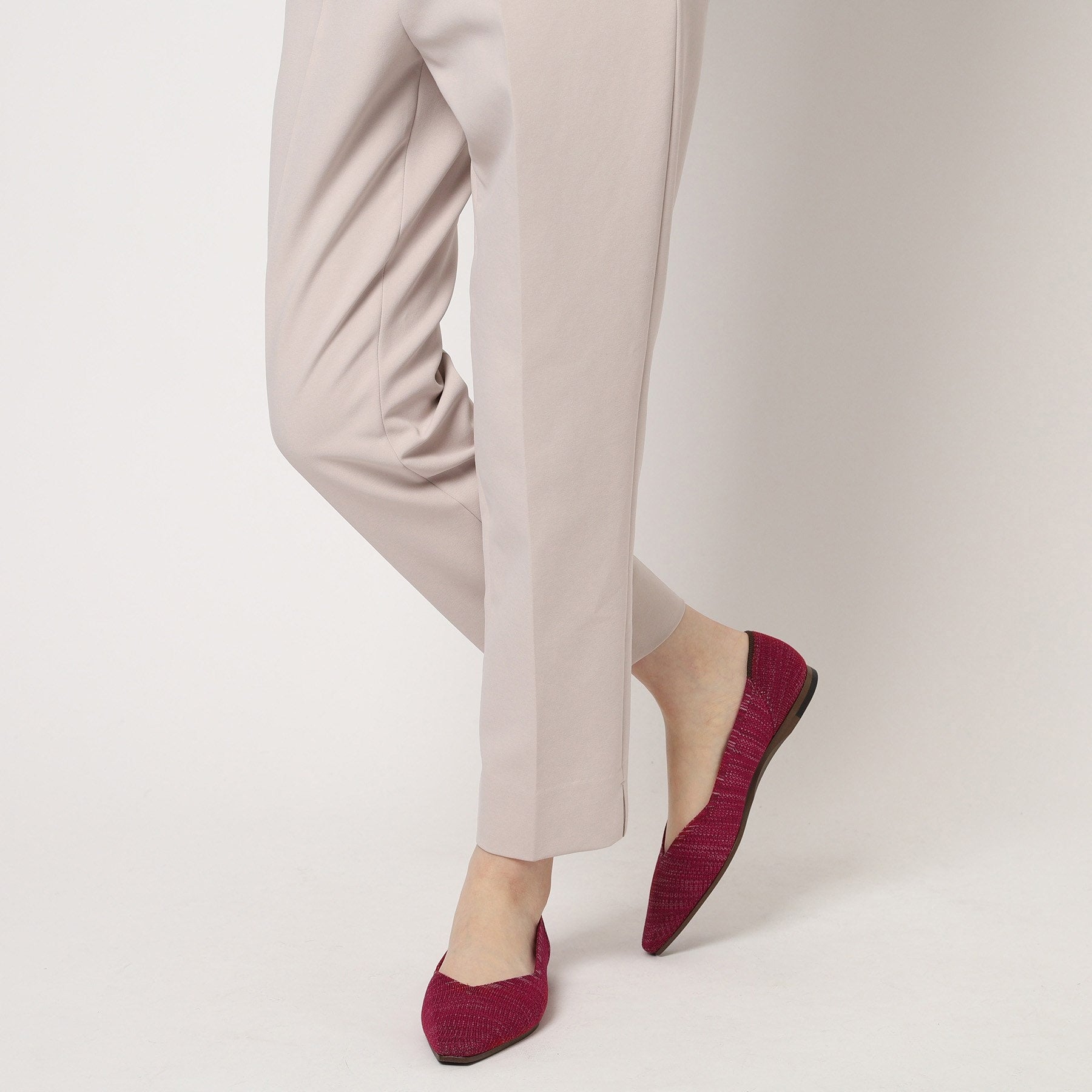 エスペランサ ESPERANZA Oito和紙フラットパンプス (ブラック(019)) ブラック(019)