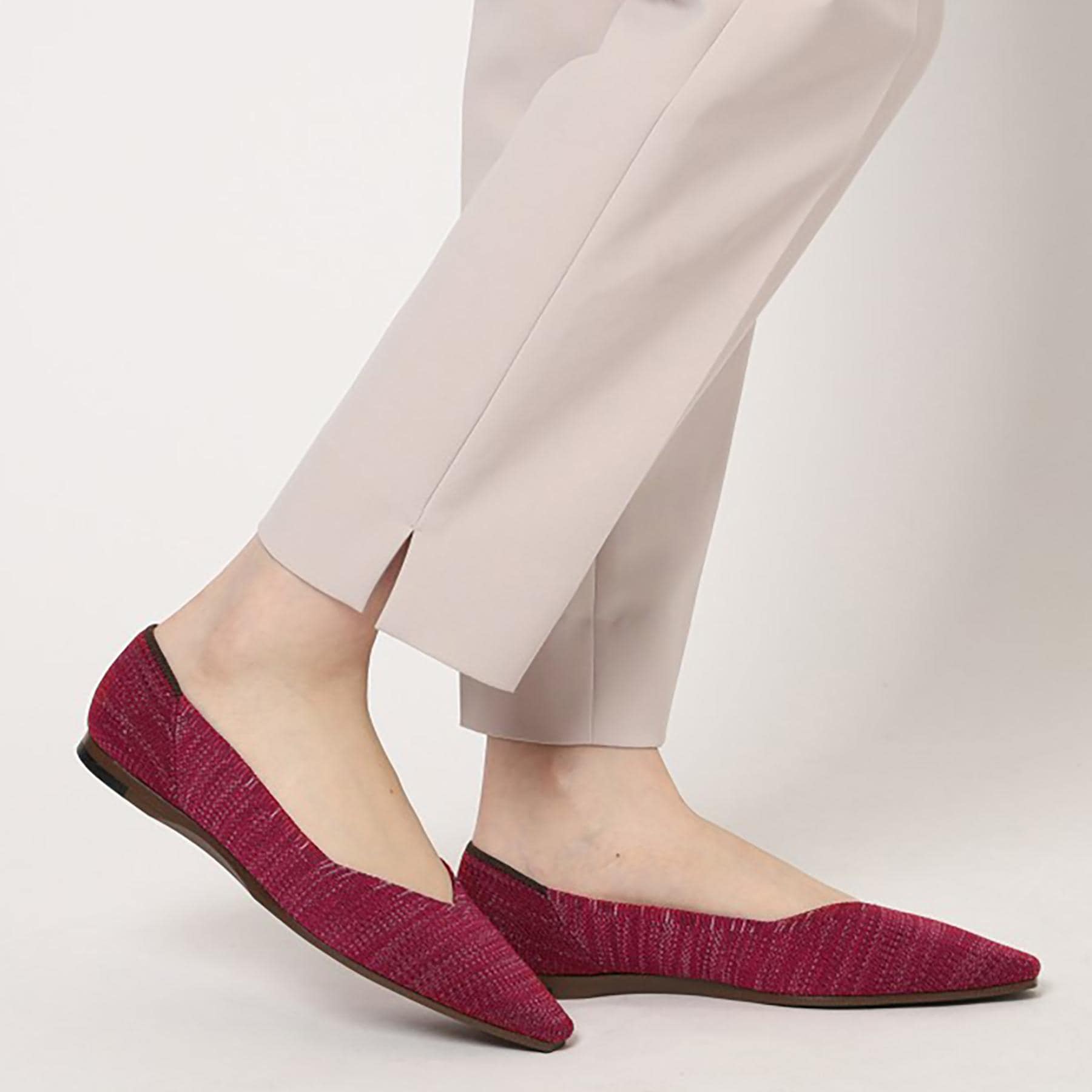 エスペランサ ESPERANZA Oito和紙フラットパンプス (ピンク(074)) ピンク(074)