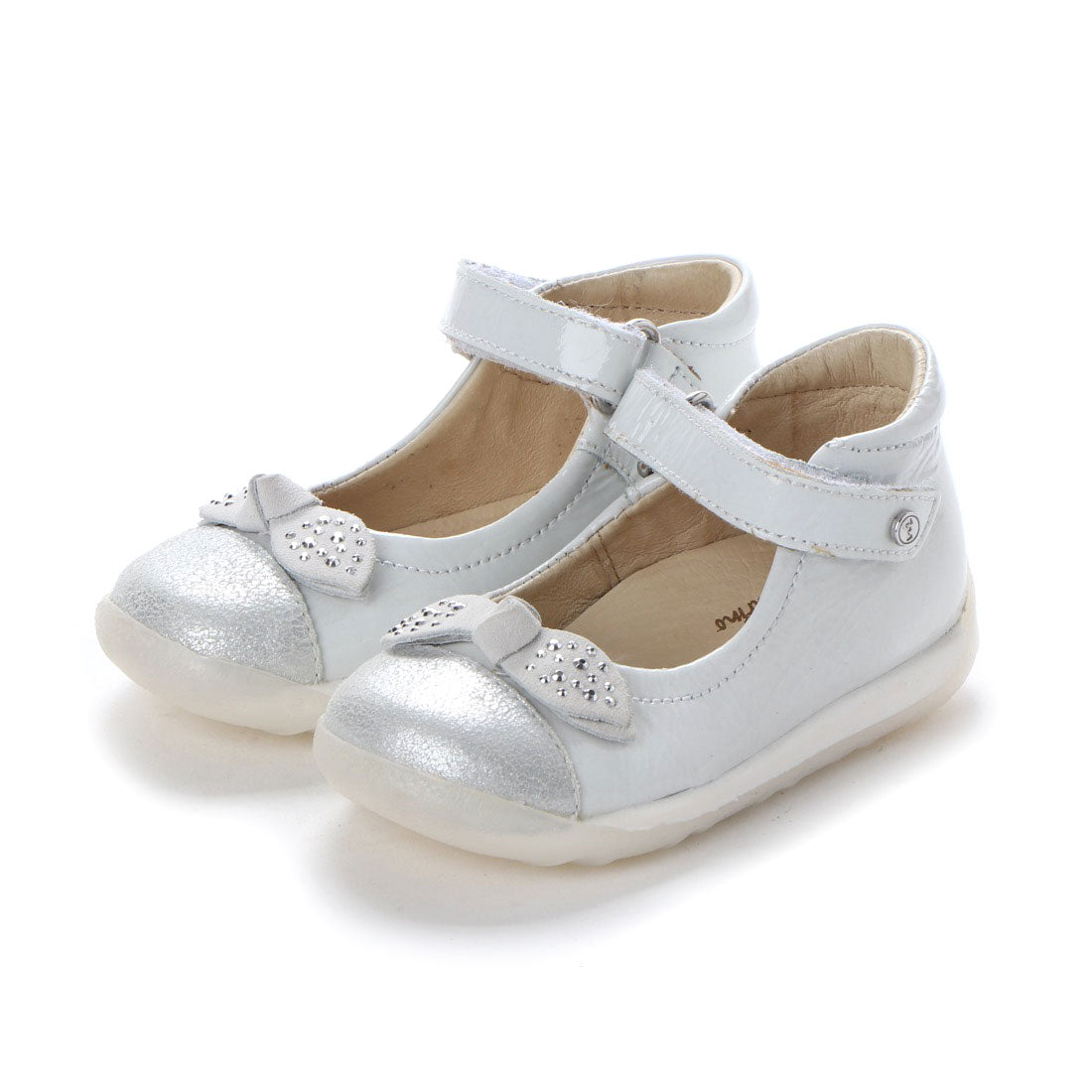 ヨーロッパコンフォートシューズ EU Comfort Shoes Naturino ベビーパンプス,ホワイト