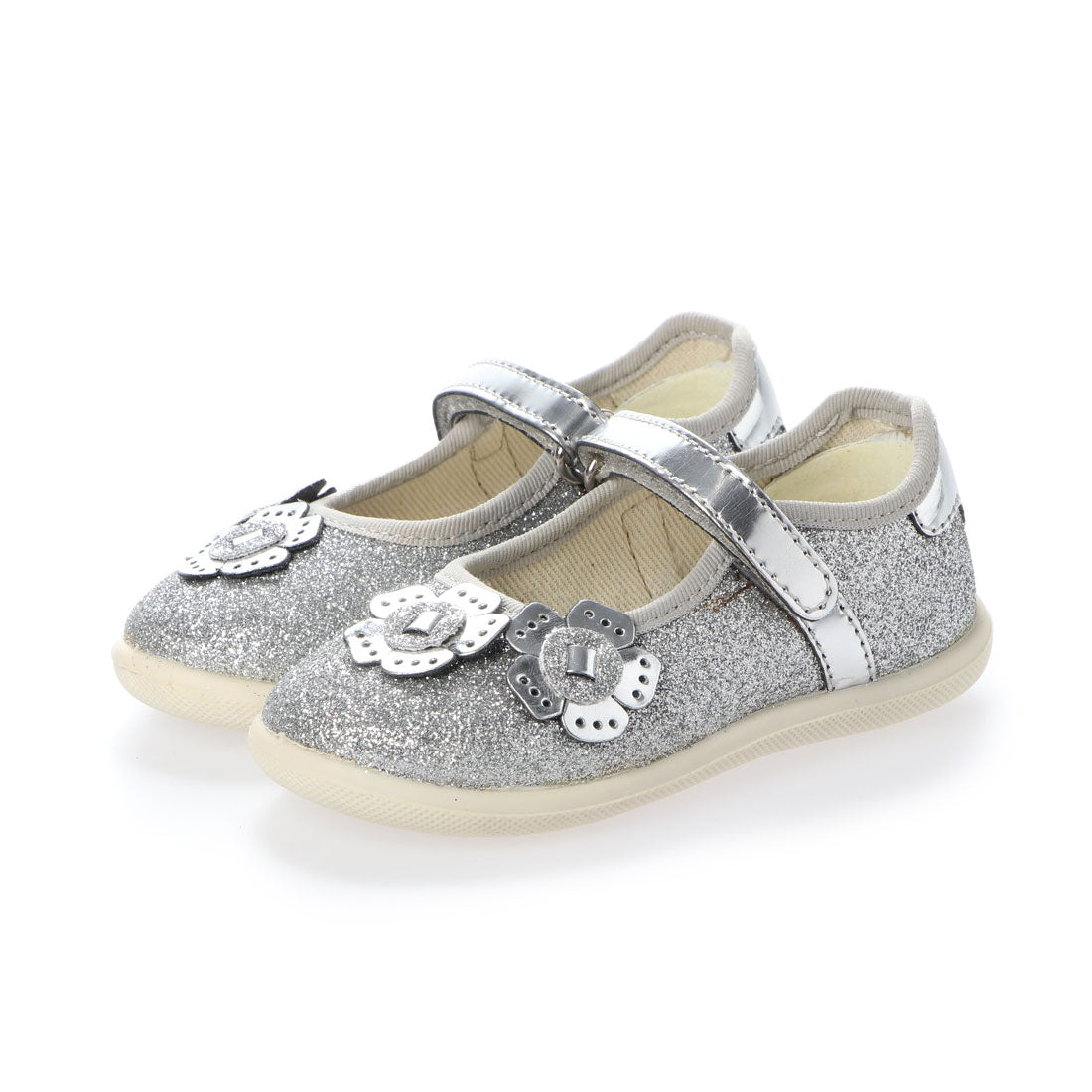 ヨーロッパコンフォートシューズ EU Comfort Shoes Naturino ベビーパンプス,シルバー