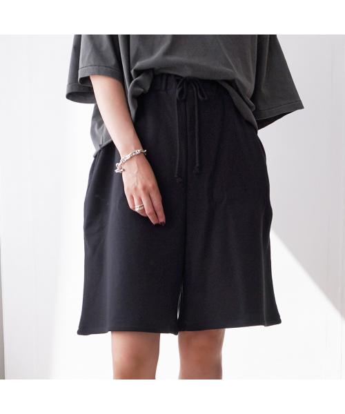 ユーフォリック euphoric' euphoric' ショートパンツ EU-CT5206 スウェット (99/BLACK/ブラック) 99/BLACK/ブラック