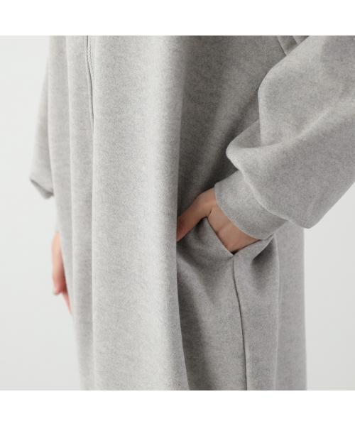 ユーフォリック euphoric' euphoric' ロングフーディー EU-CT5312 パーカー (85/GRAY-MOKU/ライトグレー) 85/GRAY-MOKU/ライトグレー