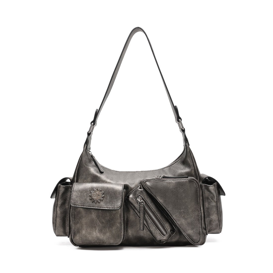 エヴリス EVRIS 【EVRIS/エヴリス】SUNNY マルチポケットワイドショルダーバッグ (BRN51) BRN51