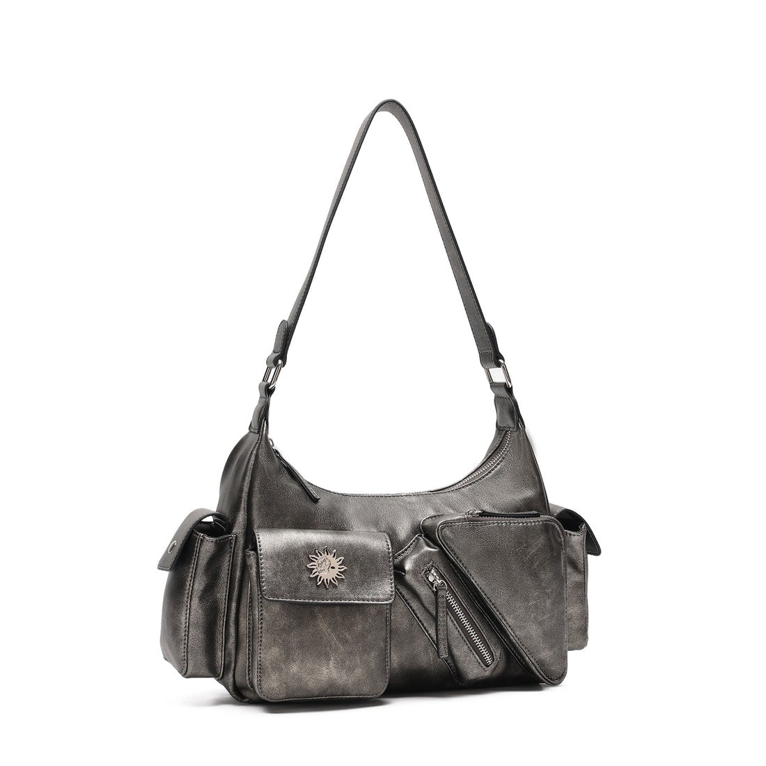 エヴリス EVRIS 【EVRIS/エヴリス】SUNNY マルチポケットワイドショルダーバッグ (BRN51) BRN51