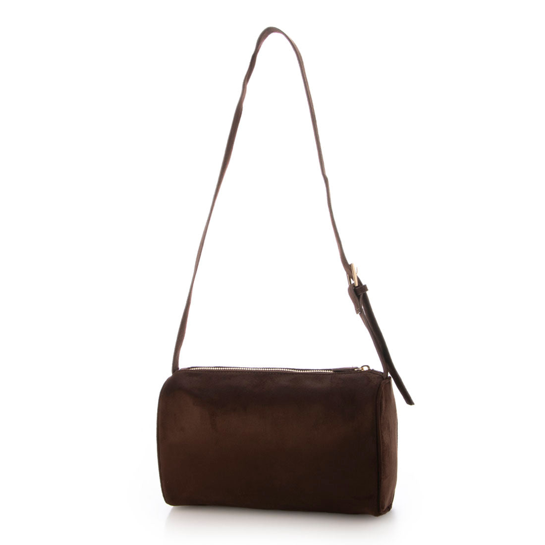 【&EVOL/イーボル】 【軽量・ミニサイズ】ワンハンドルショルダーバッグ LZ40244 (ブラウンスエード) ブラウンスエード