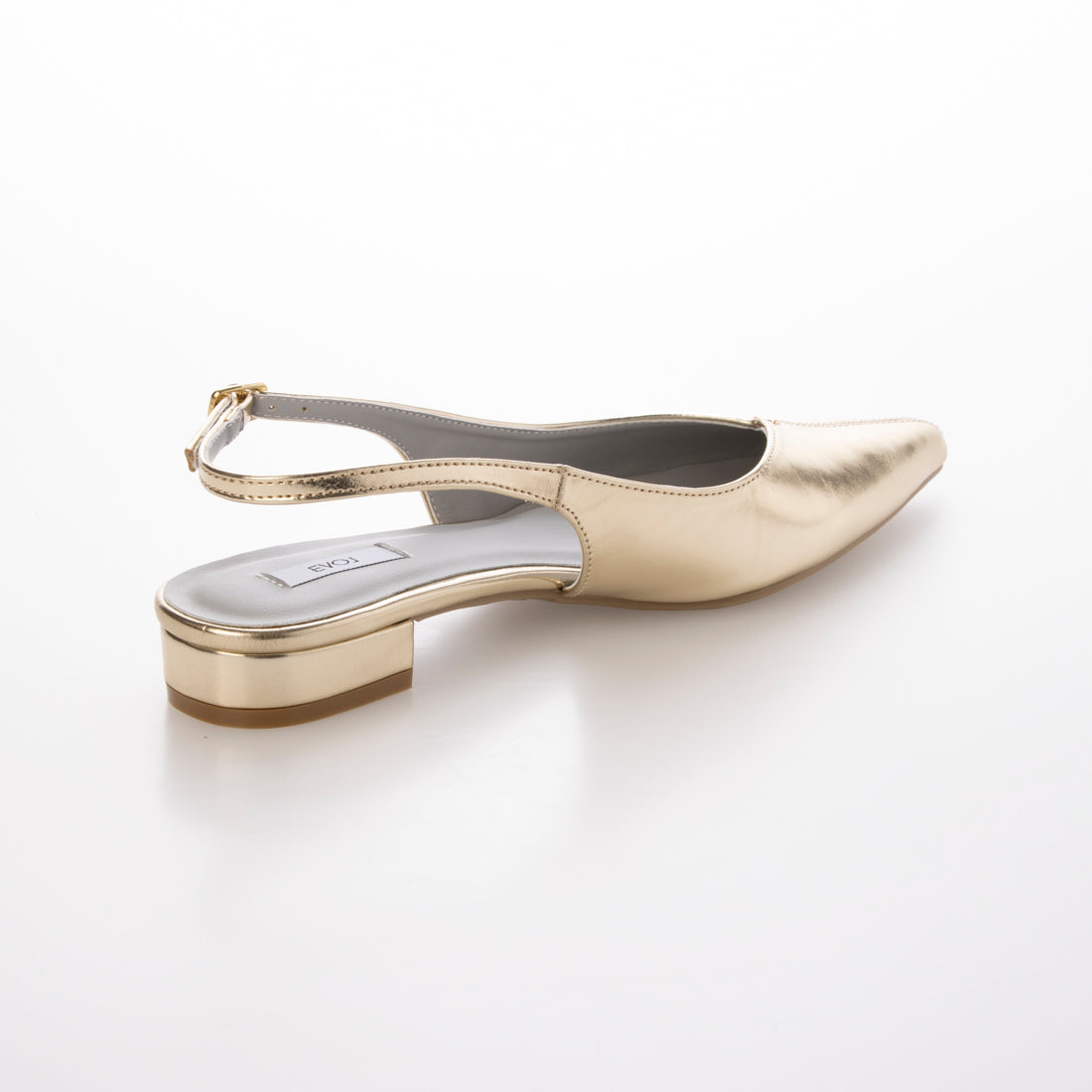 【EVOL/イーボル】【軽量・柔らかい】Vカットバックバンドパンプス IY5592