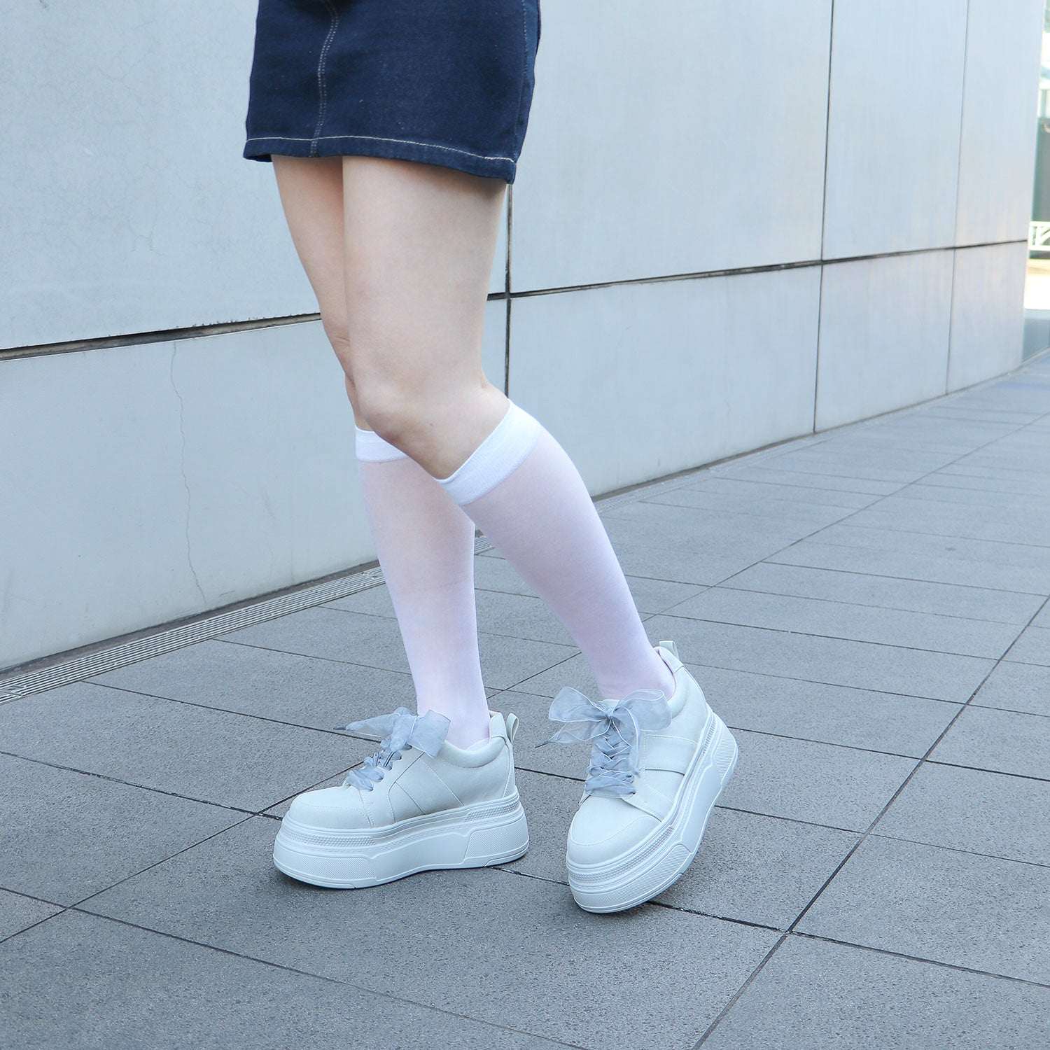 【EVOL/イーボル】【XS-LL尺寸展開・輕量】2WAY8cm厚底綁帶鞋 IY5734