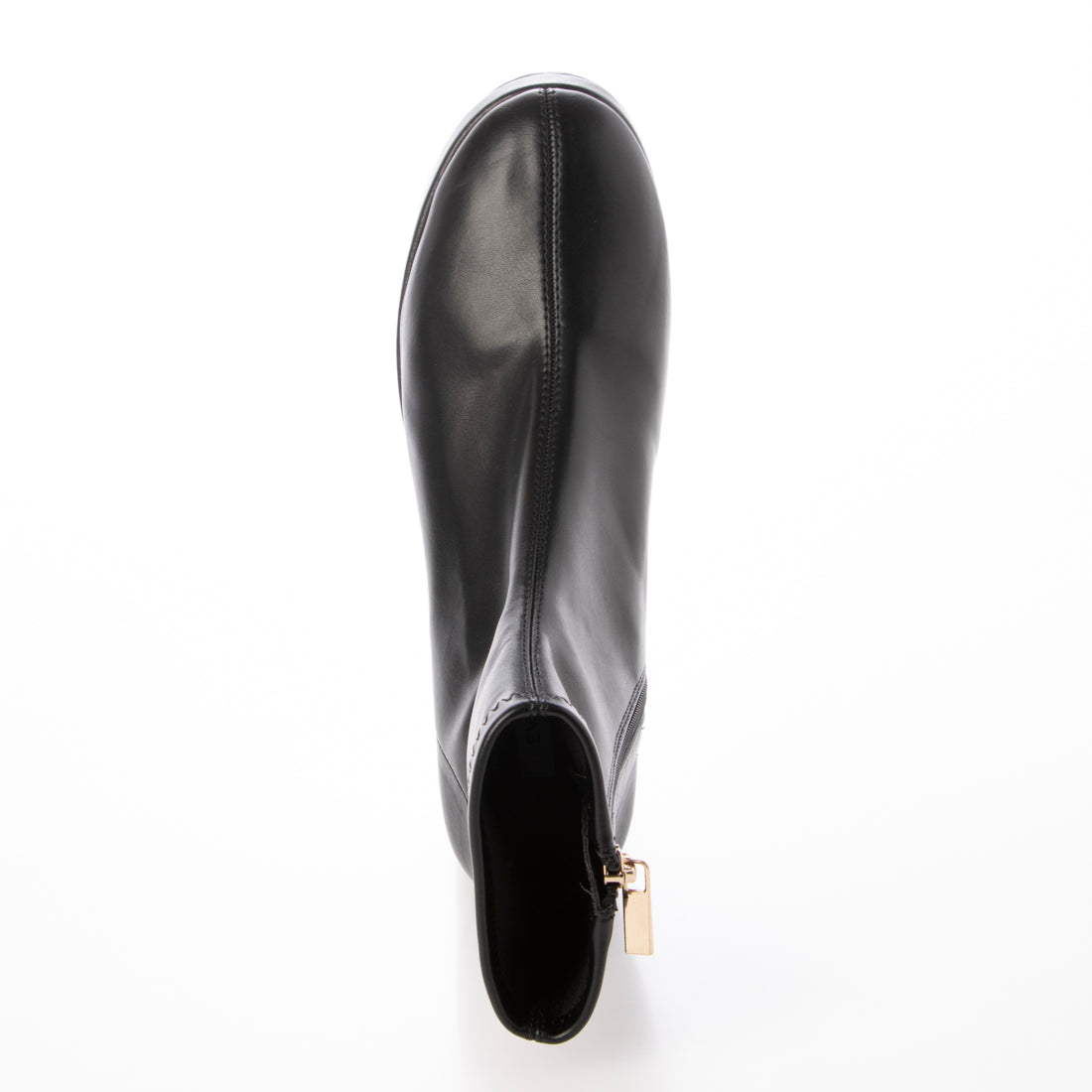 【EVOL/イーボル】 【S-LLサイズ展開・柔らかい】ストレッチ7cmショートブーツ IZ5837 (ブラック) ブラック