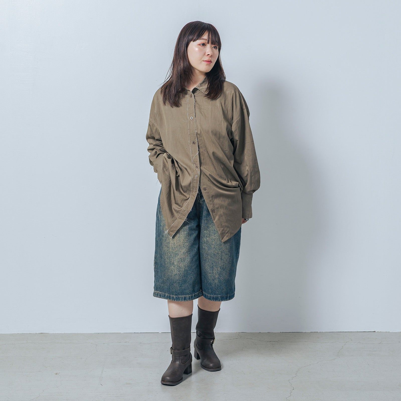 【EVOL/イーボル】 【S-LLサイズ展開・ふかふか】ミドルエンジニアブーツ IZ5879 (ブラウン) ブラウン