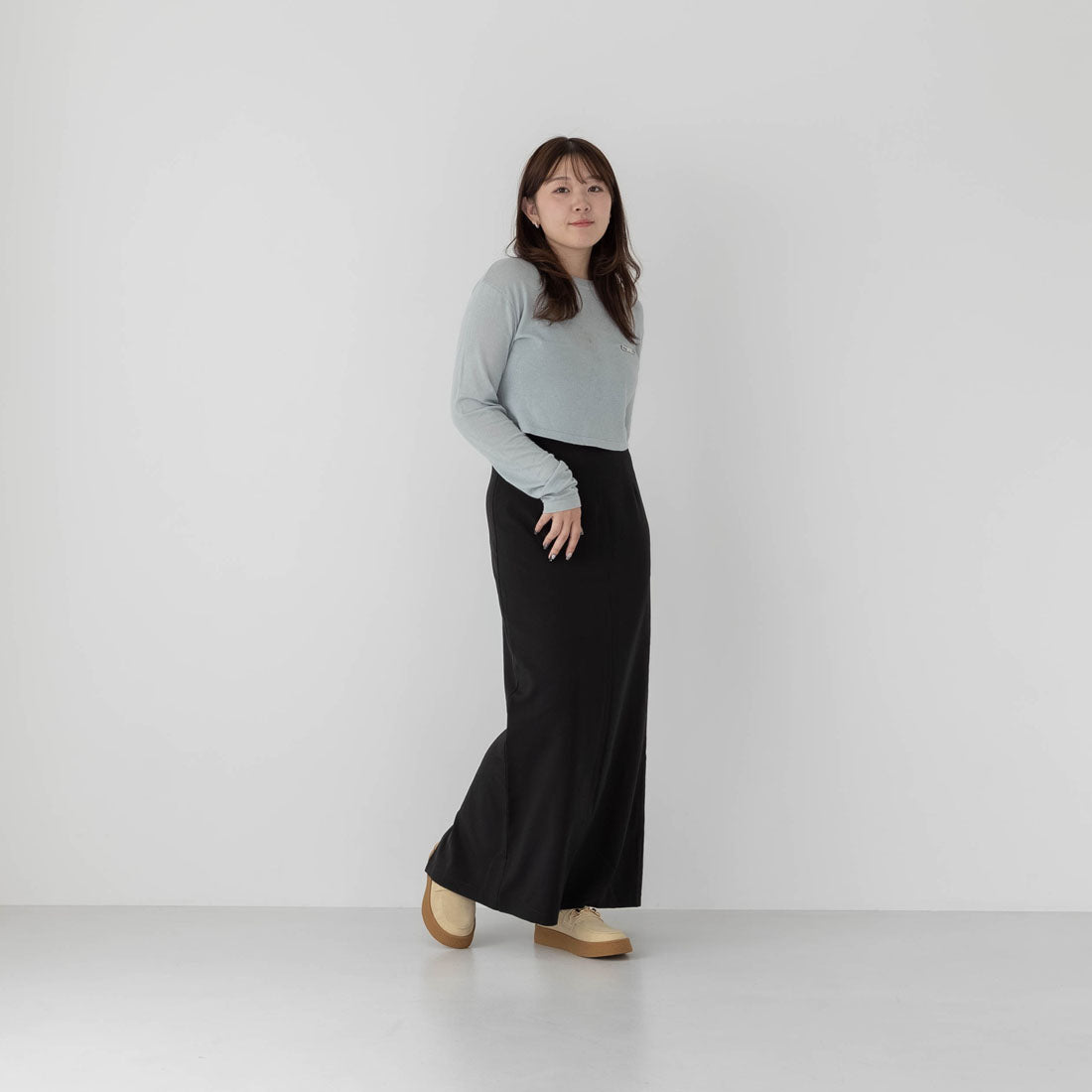 【EVOL/イーボル】 【ふかふか・クッション入り】3cmビットローファー IZ5884 (ベージュスエード) ベージュスエード