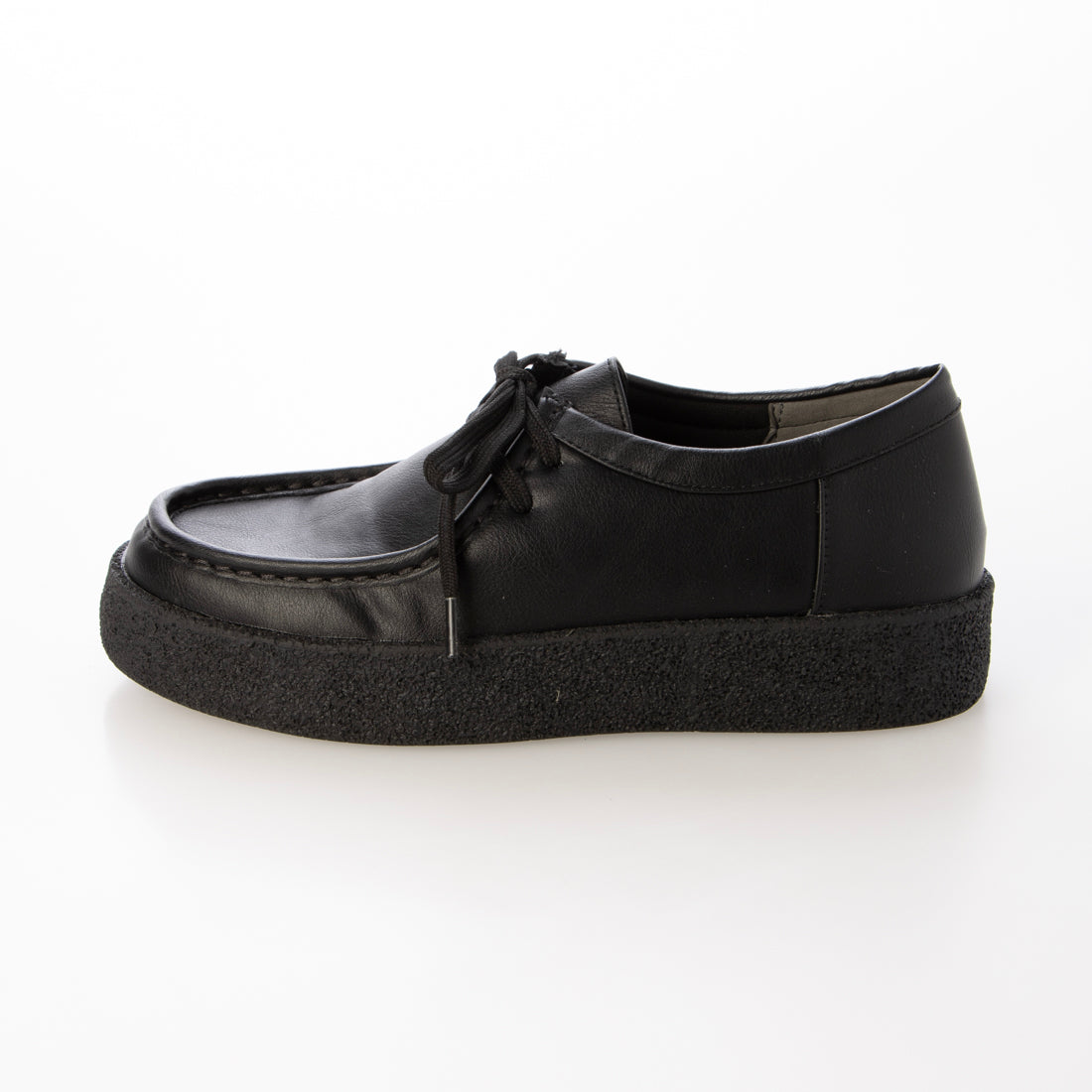 【EVOL/イーボル】 【ふかふか・クッション入り】3cmモカシン IZ5885 (ブラック) ブラック