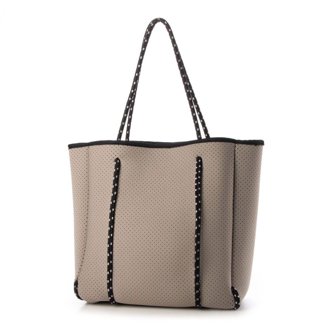 イグジスタンス EXISTENCE ダイバー素材 縦長トートバッグ (ベージュ) ベージュ