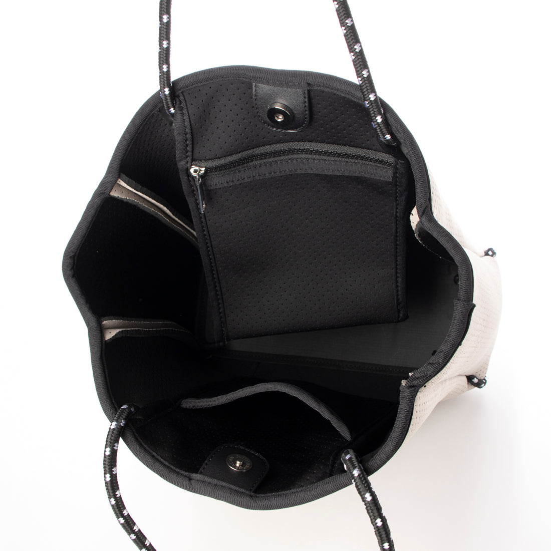 イグジスタンス EXISTENCE ダイバー素材 縦長トートバッグ (ベージュ) ベージュ