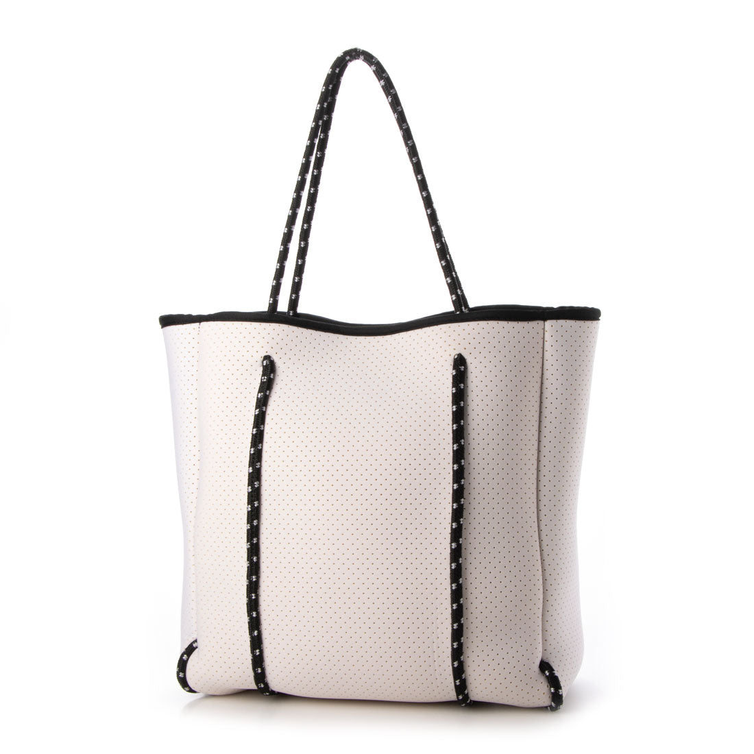 イグジスタンス EXISTENCE ダイバー素材 縦長トートバッグ (アイボリー) アイボリー