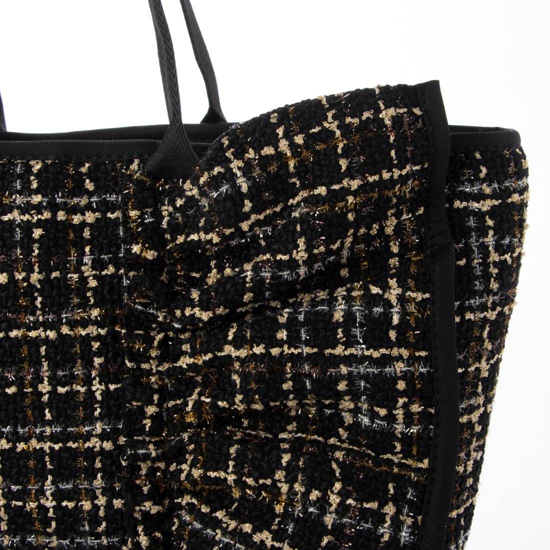 EXISTENCE Diver material frill tote bag large