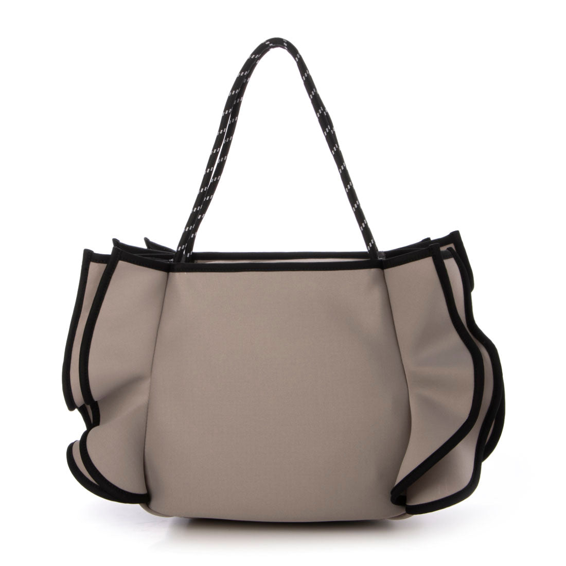 イグジスタンス EXISTENCE エアリーフリル A4トートBAG (graybeige) graybeige