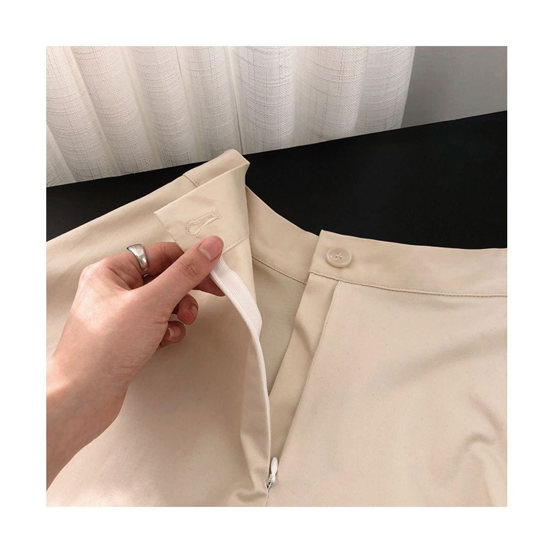 フォースメント Forcement Aラインコットンスカート