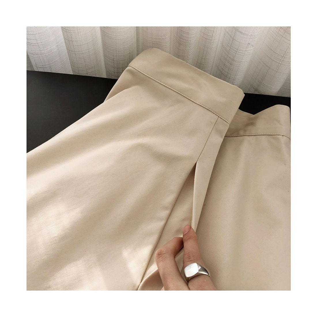 フォースメント Forcement Aラインコットンスカート