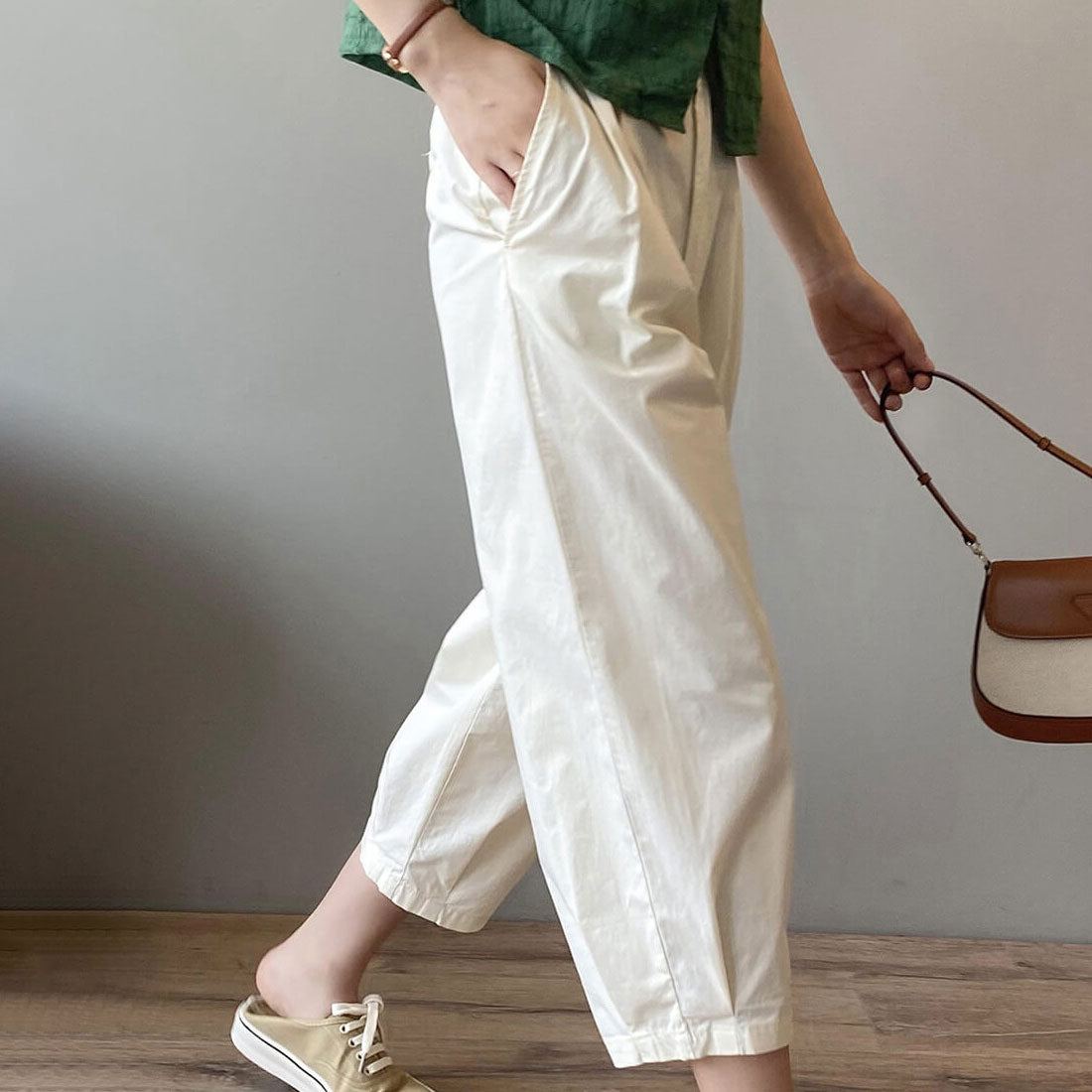 フォースメント Forcement 八分丈バナナパンツ